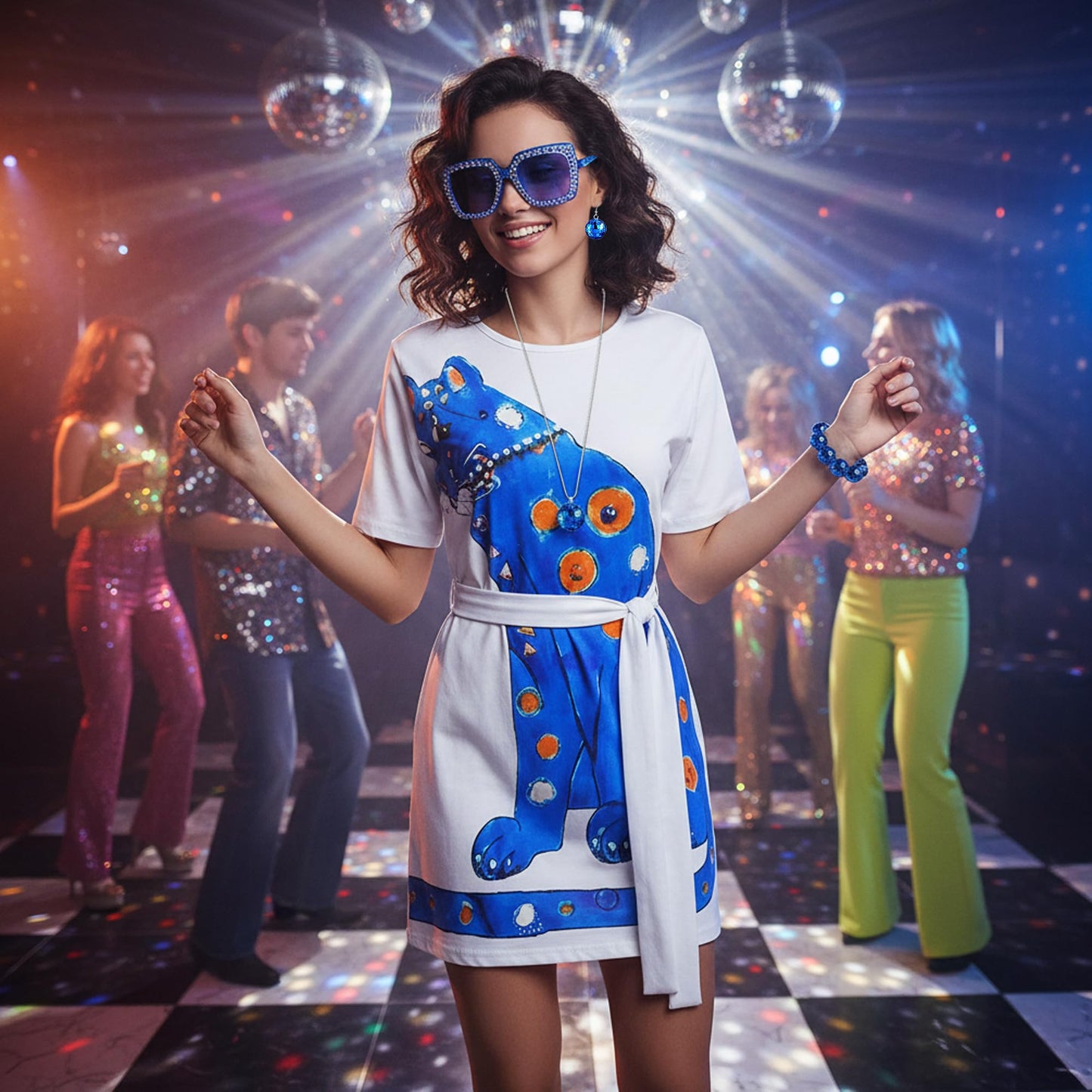 70s Fancy Dress Costume - Disco Party Outfit for Women (image 6)