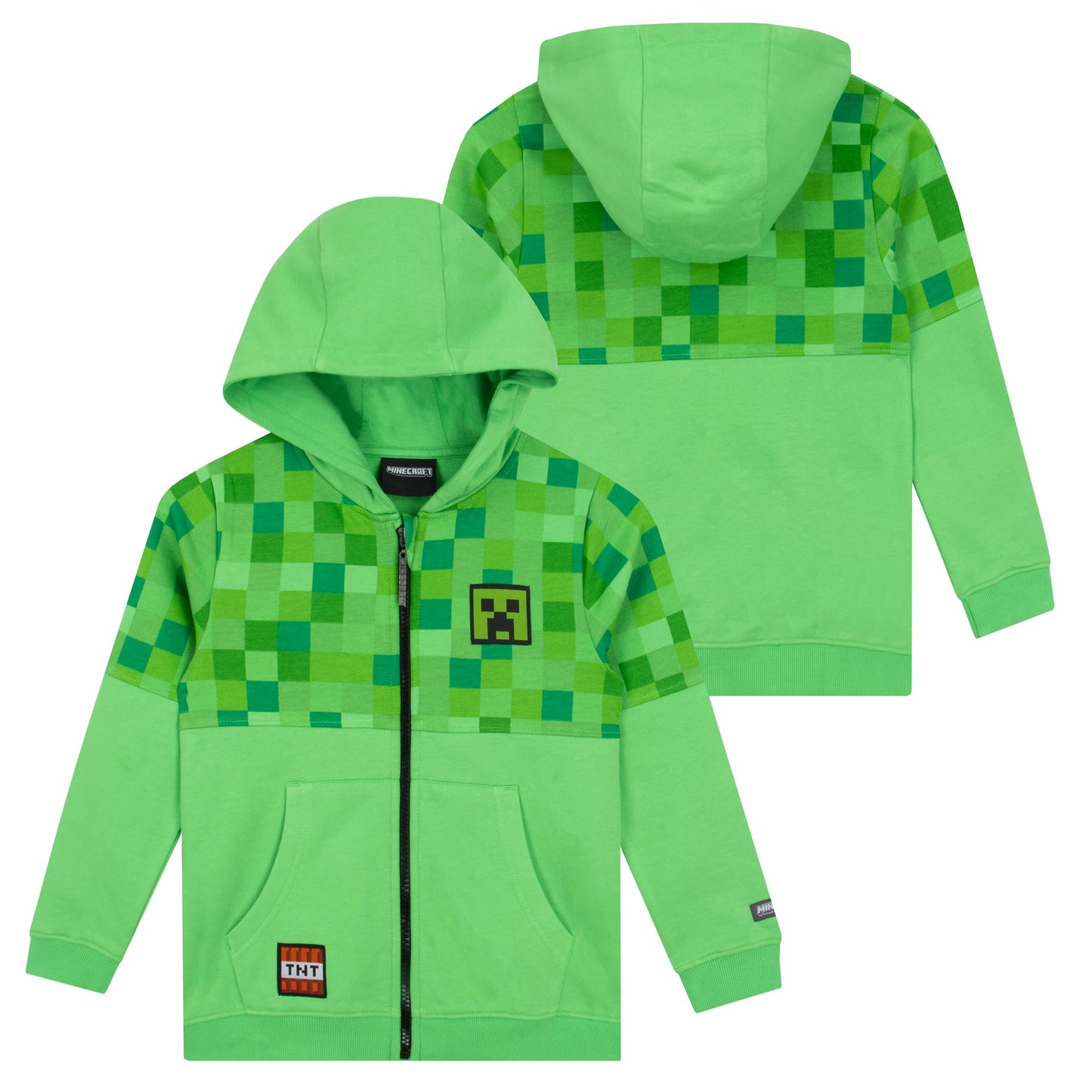 Hoodie - Gaming Hoodie - Boys Zip Up Hoodie - Boys' Hoodies - Green (image 8)