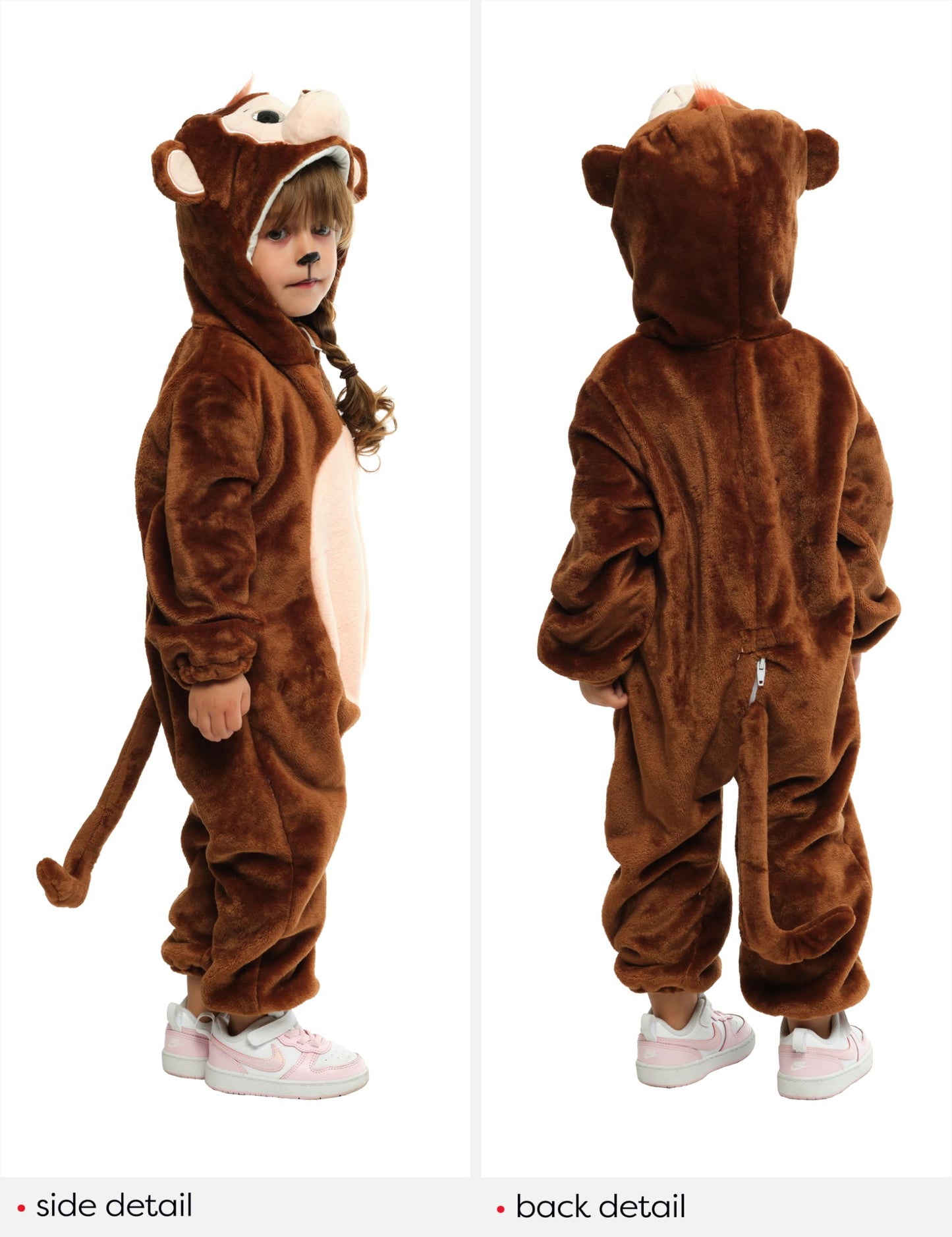 Rubies Boys Girls Jungle Costume with Hood and Tail for Carnival, Halloween, Parties and Birthdays