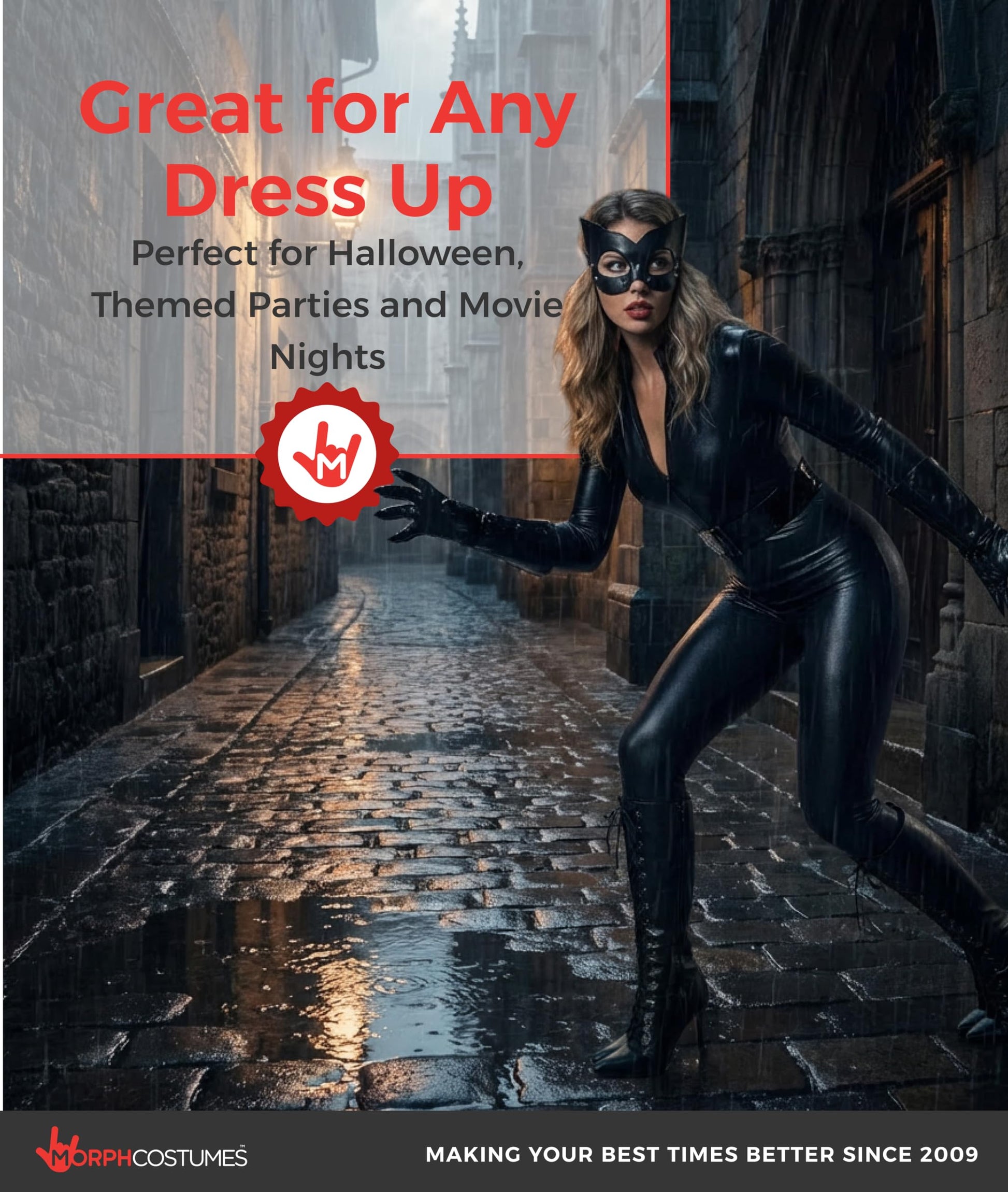 Black Cat Costume Adult - Black Catsuit for Women - Cat Costumes (image 6)
