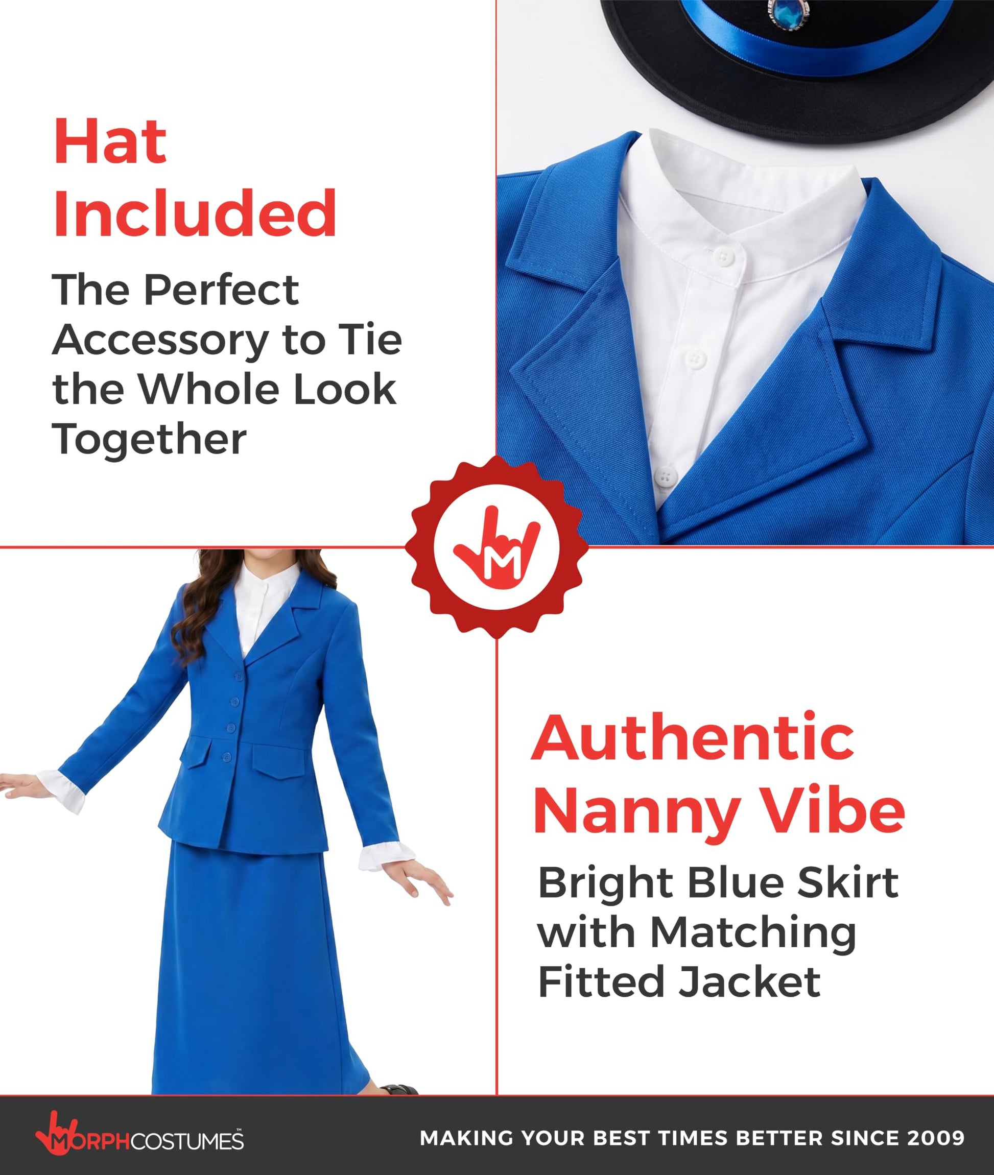 Victorian Nanny Costume for Girls - Victorian Costume Girl - World (image 3)