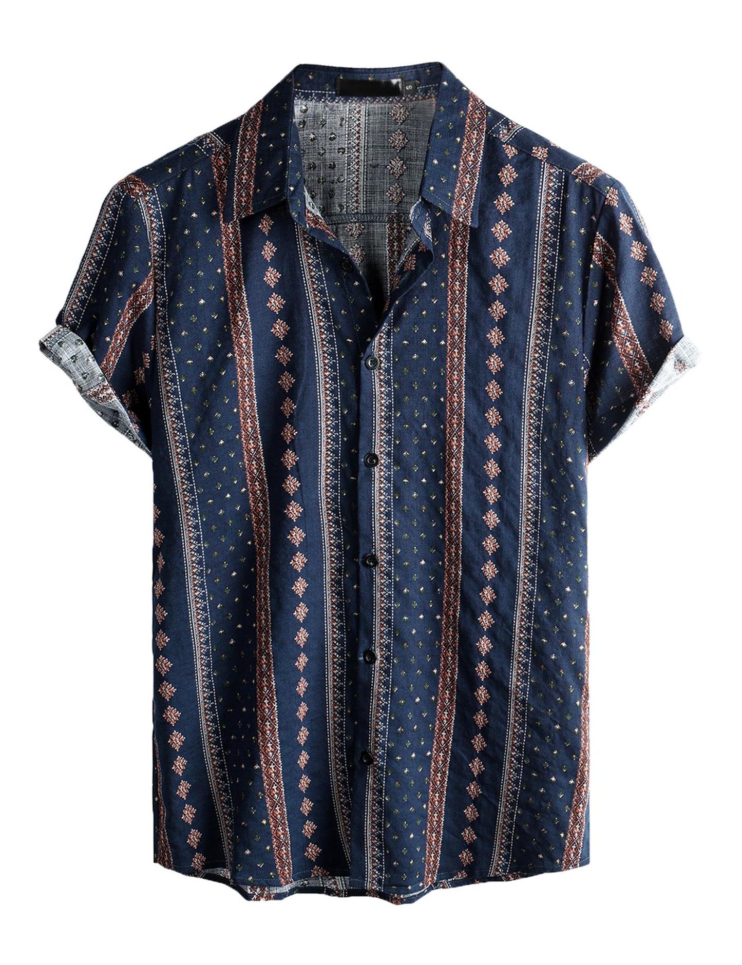Mens Floral Hawaiian Shirts Short Sleeve Button Down Beach Shirts
