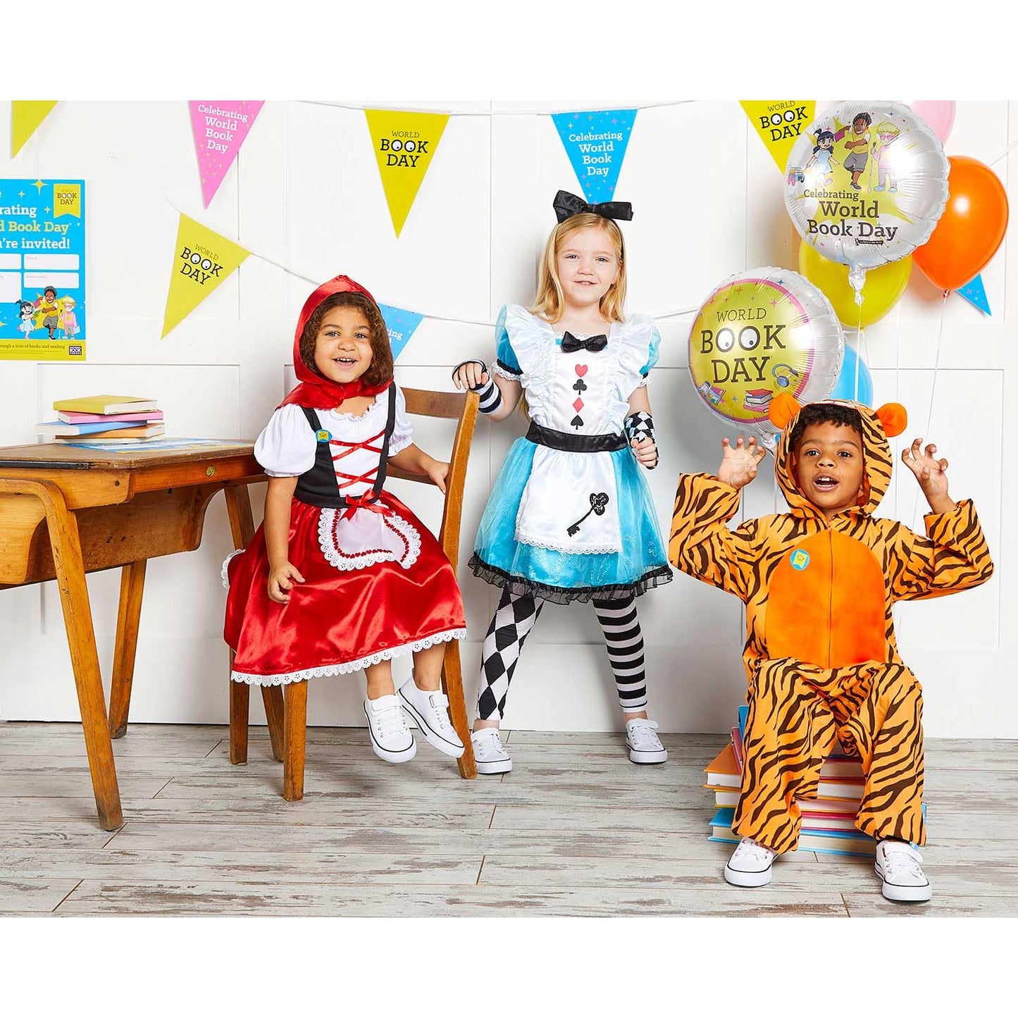 amscan 847241-55 Alice Costume, 8-10 Years, Multicoloured