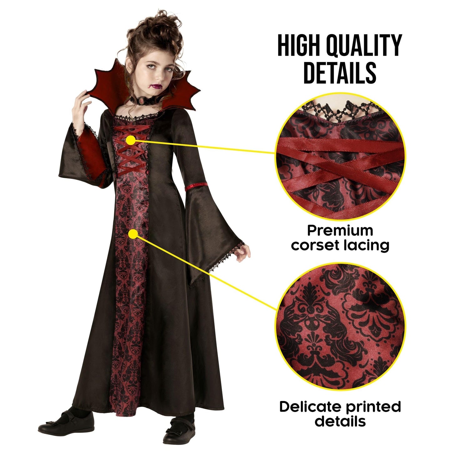 Morph Vampire Costume For Girls, Vampire Costume Kids, Halloween Costumes For Kids, Girls Halloween Costumes, Large
