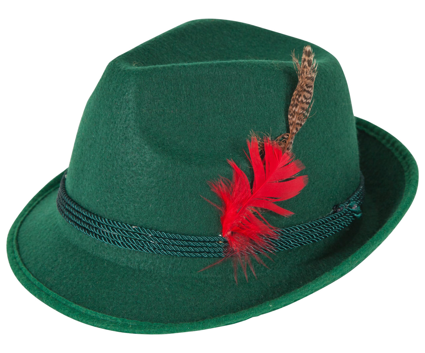Wicked Costumes Adult Bavarian Oktoberfest Hat Fancy Dress Accessory – Green Alpine Beer Festival Costume Hat for Parties & Events