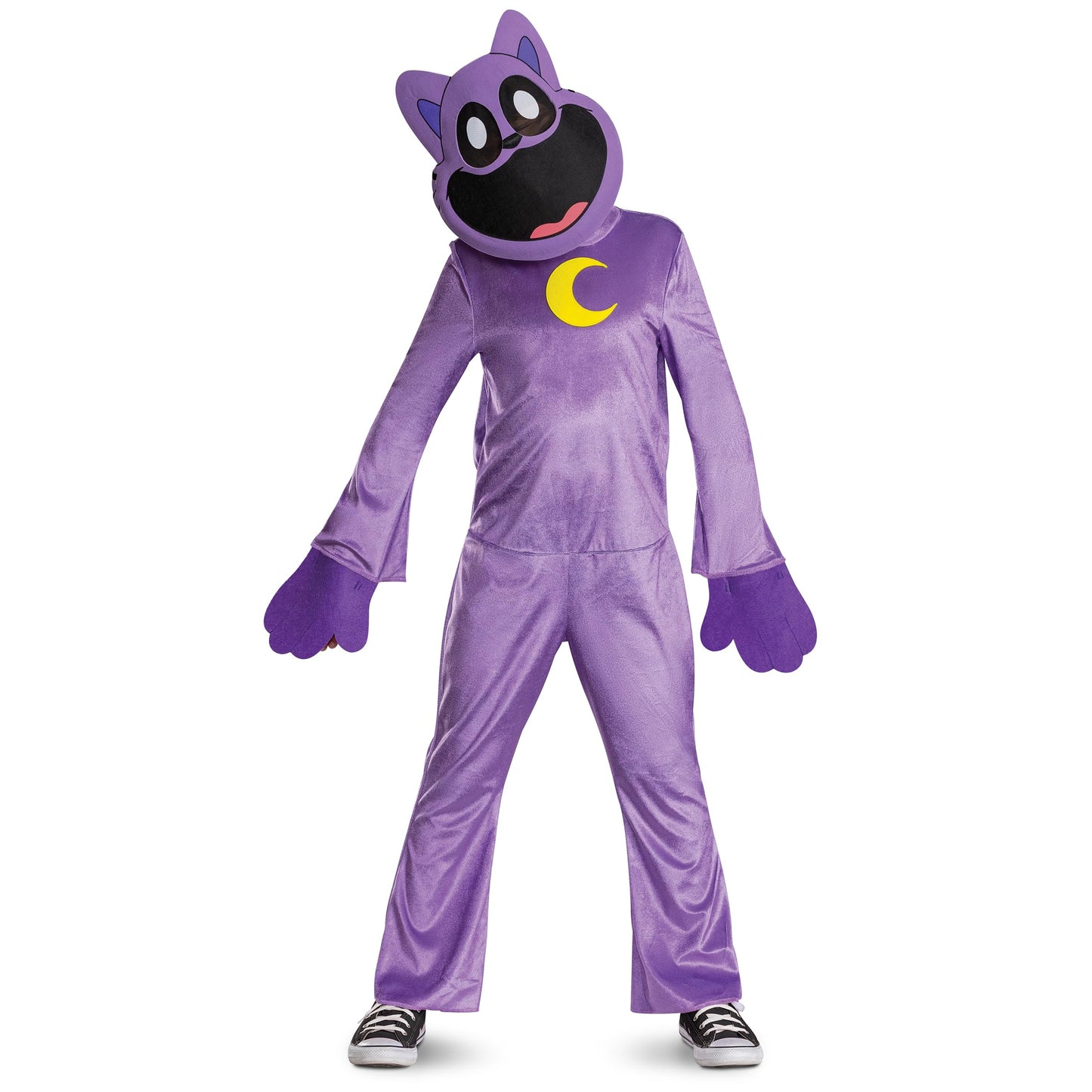Poppy Playtime Disguise Catnap Fancy Dress for Kids & Teens, Officially Licensed, Inspired Game, Includes Character Mask and Full Jumpsuit, For 10-12 Years
