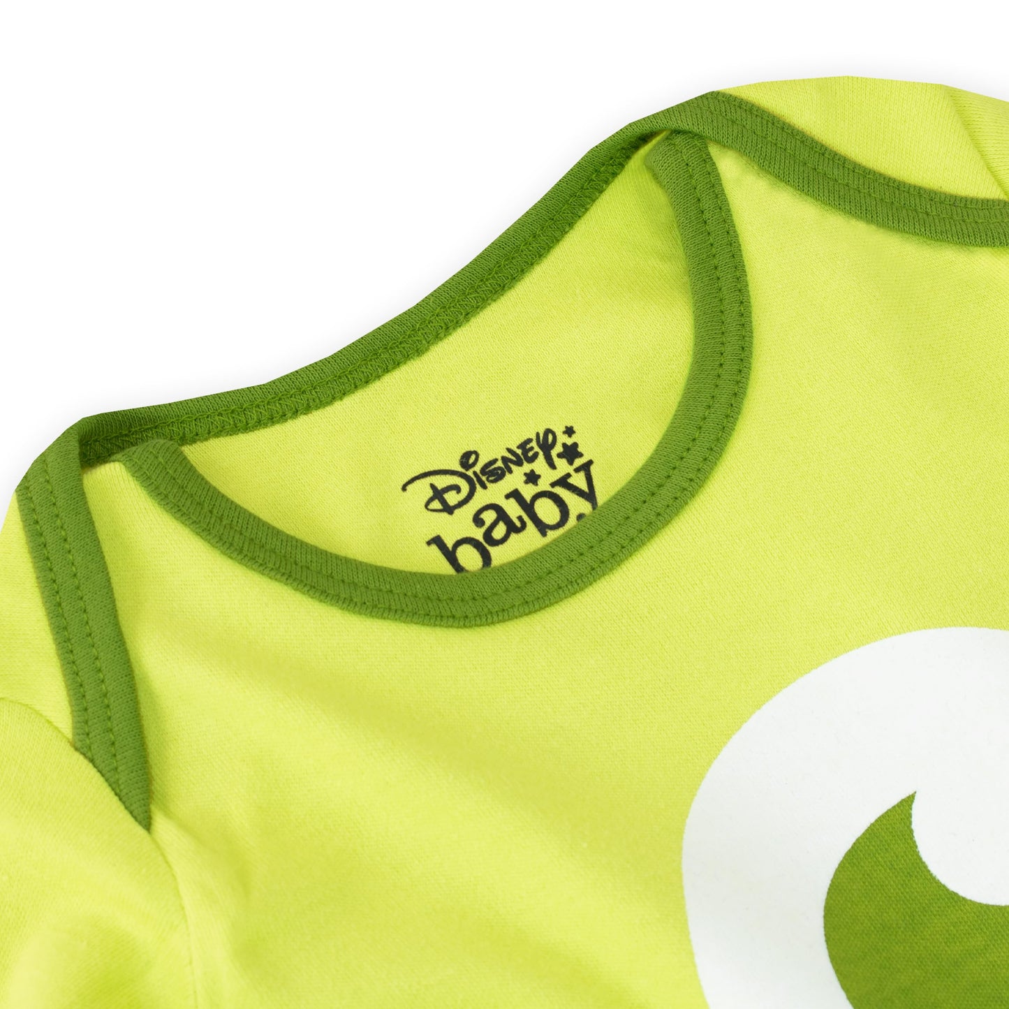 Disney Monsters Inc Baby Newborn Sleepsuit With Hat | Mike Wazowski Costume Monsters Inc Baby Grow Costume | Green 9-12 Months