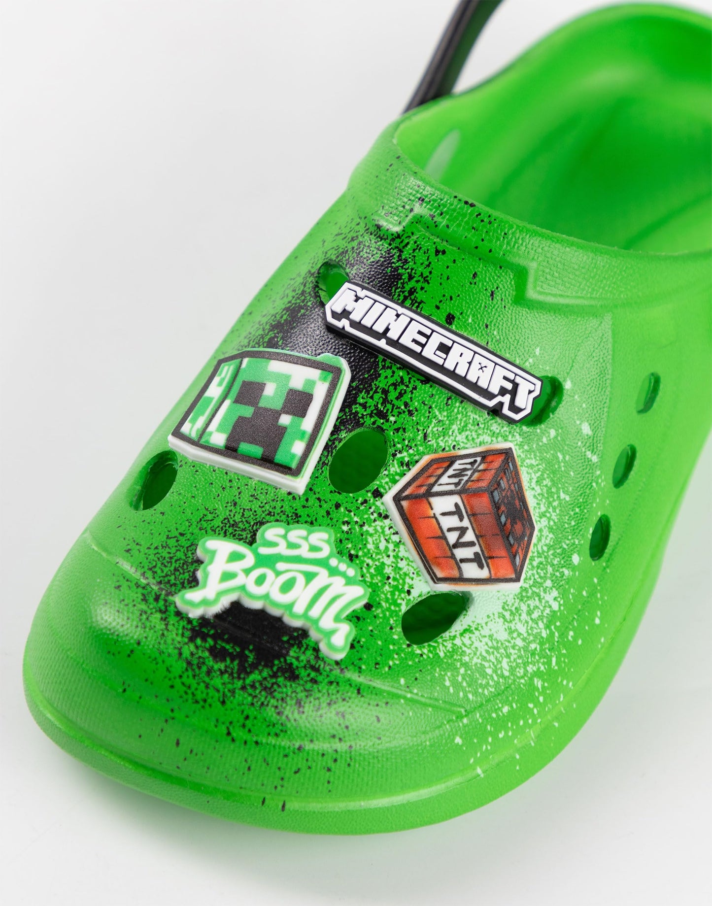 Creeper Green Clogs - Boys Beachwear Footwear - Tnt Boom Cartoon (image 5)