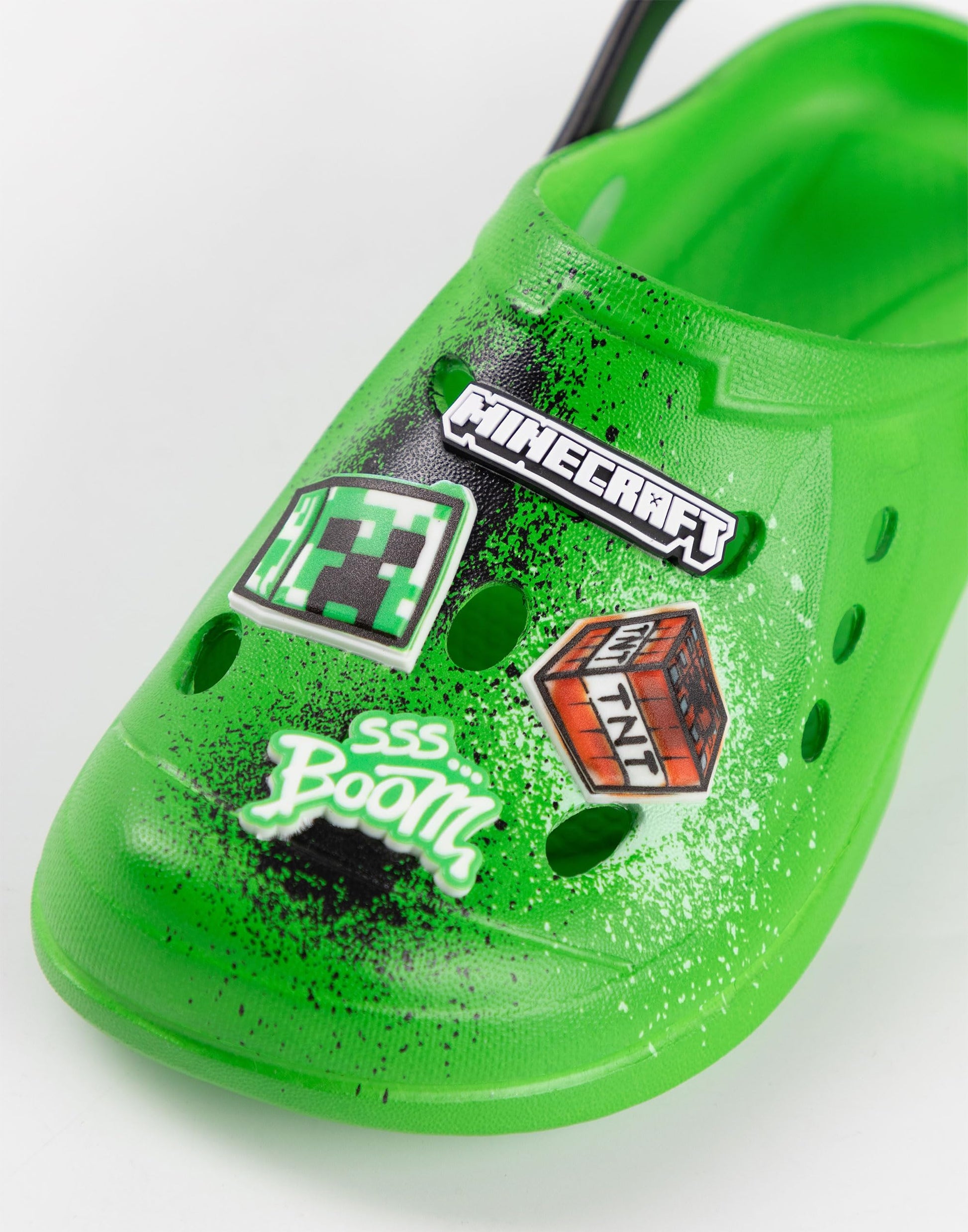 Creeper Green Clogs - Boys Beachwear Footwear - Tnt Boom Cartoon (image 5)
