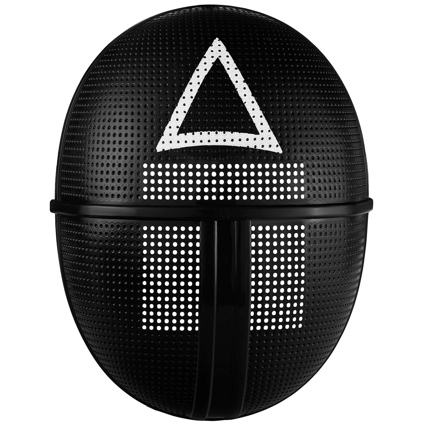 Balinco The Game Mask + Balaclava + Black Gloves + 1x Game Card for Halloween, Carnival & Carnival as Costume for Men & Women (Triangle)