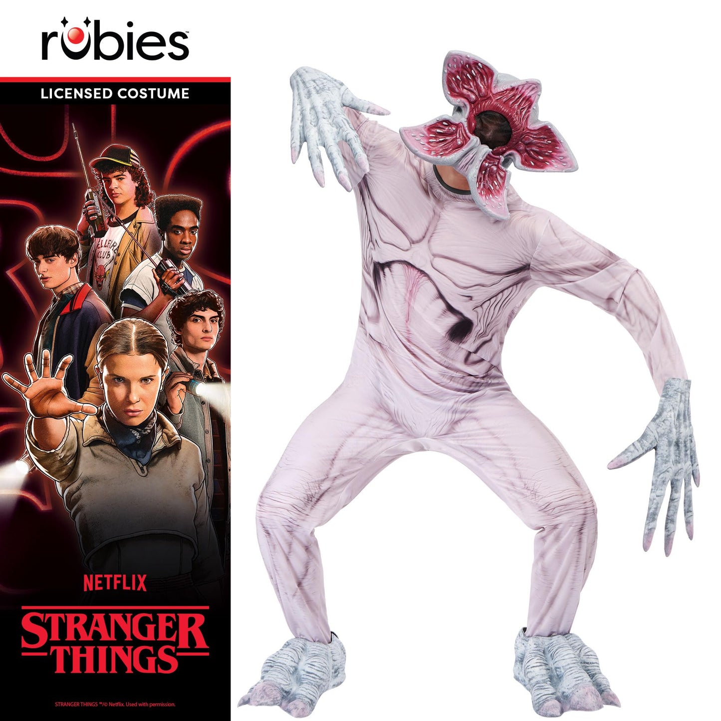 Official Stranger Things Demogorgon Deluxe Costume - Adult Fancy (image 5)