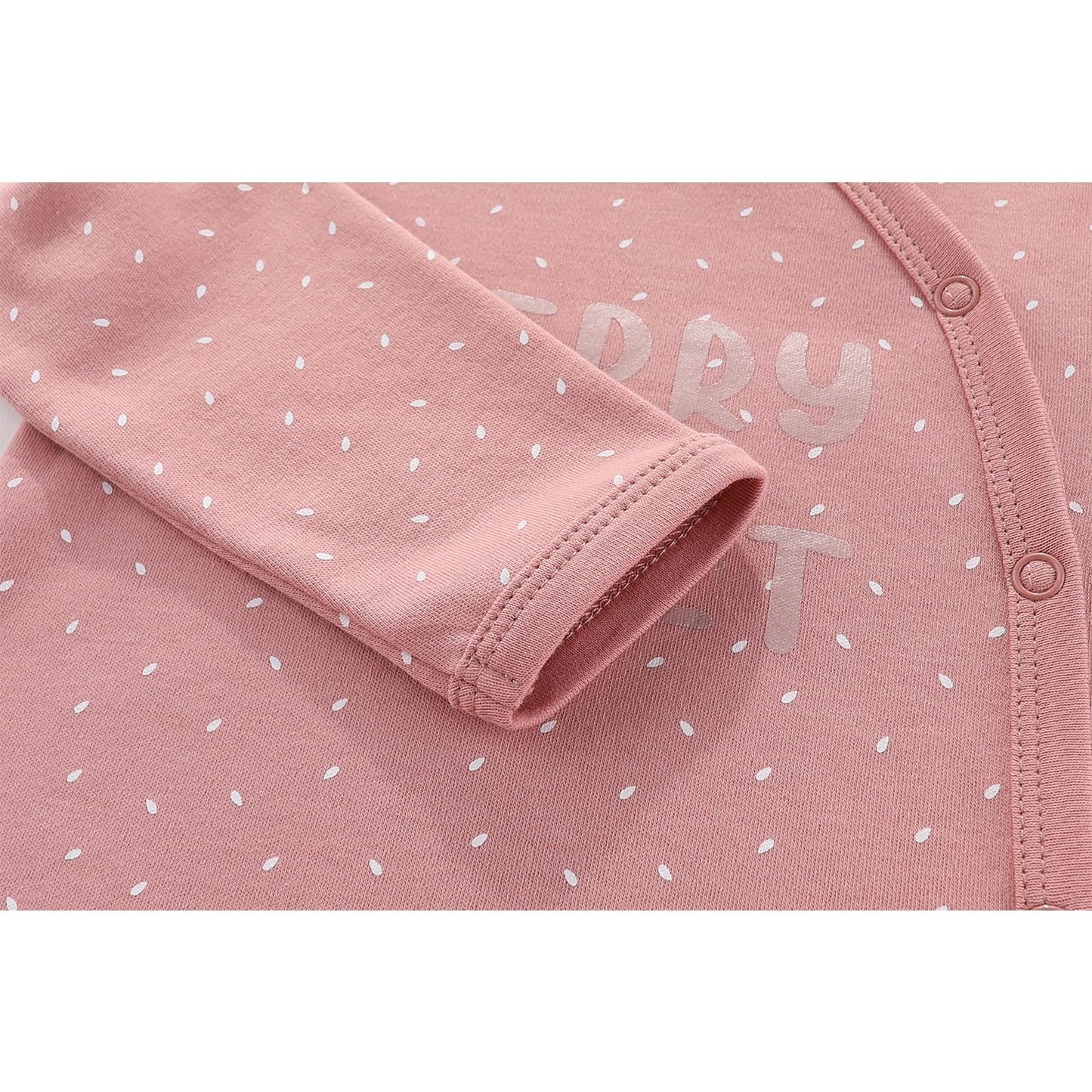 JELYLOVE Unisex Baby Boy Girl Footies Rompers Cotton Long Sleeve 3 Pack Infant Jumpsuits 0-12Months Babies' Outfits