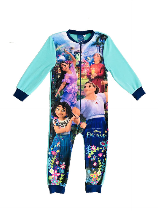 Disney Encanto, Girls Onesie, Sleepsuit, Pyjamas, Purple, Age 3-4 Years