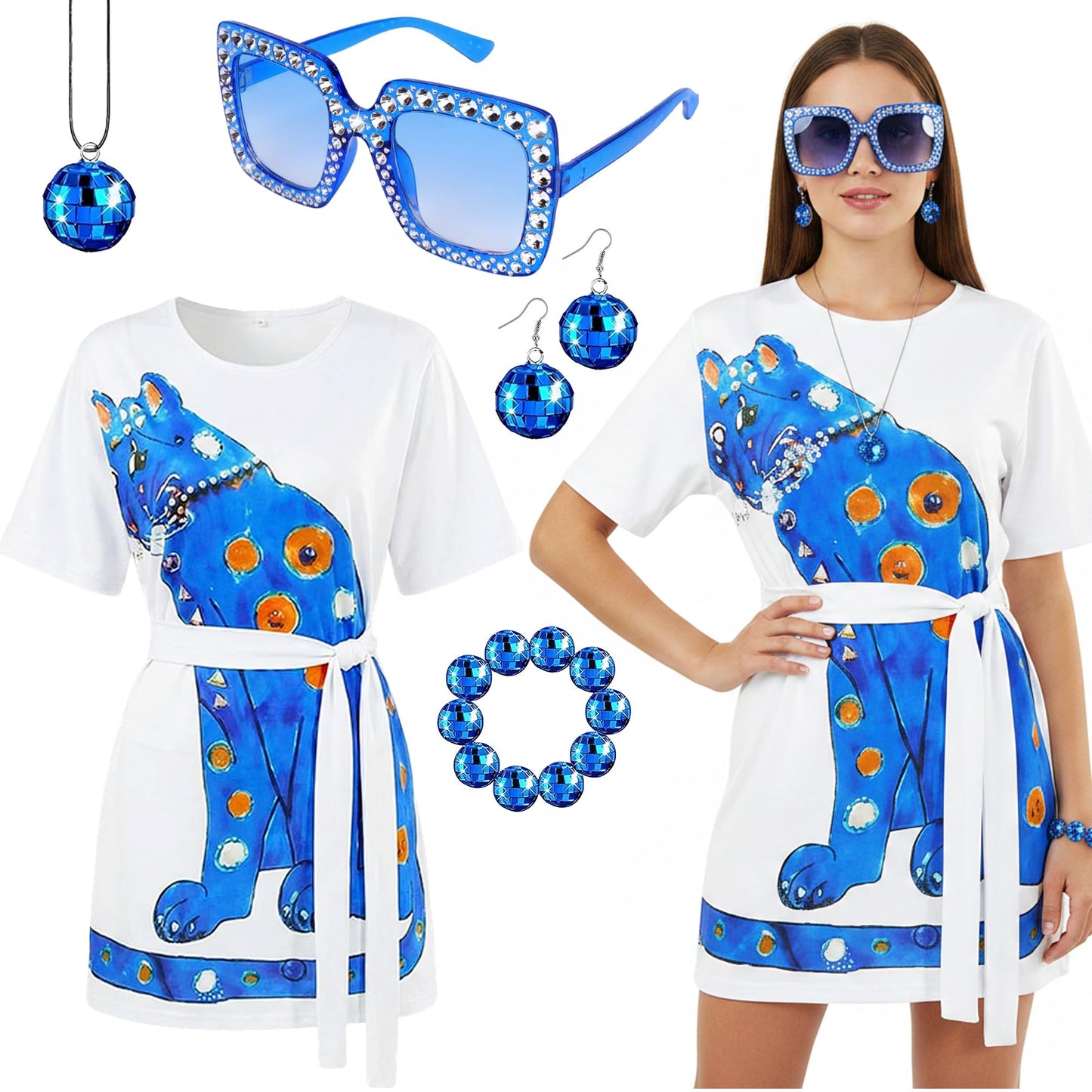 70s Fancy Dress Costume - Disco Party Outfit for Women