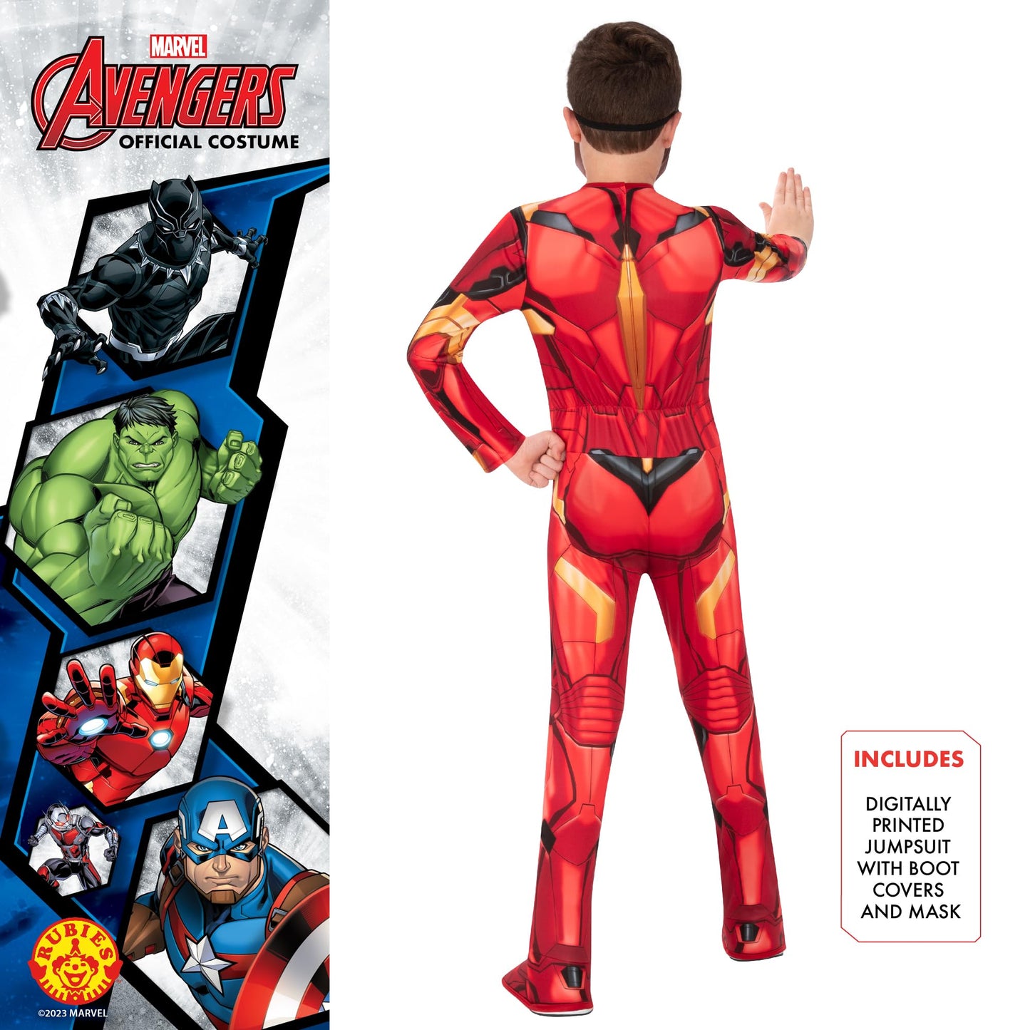 Iron Man Child's Costume Kids Fancy Dress - Boys - Multi - Years