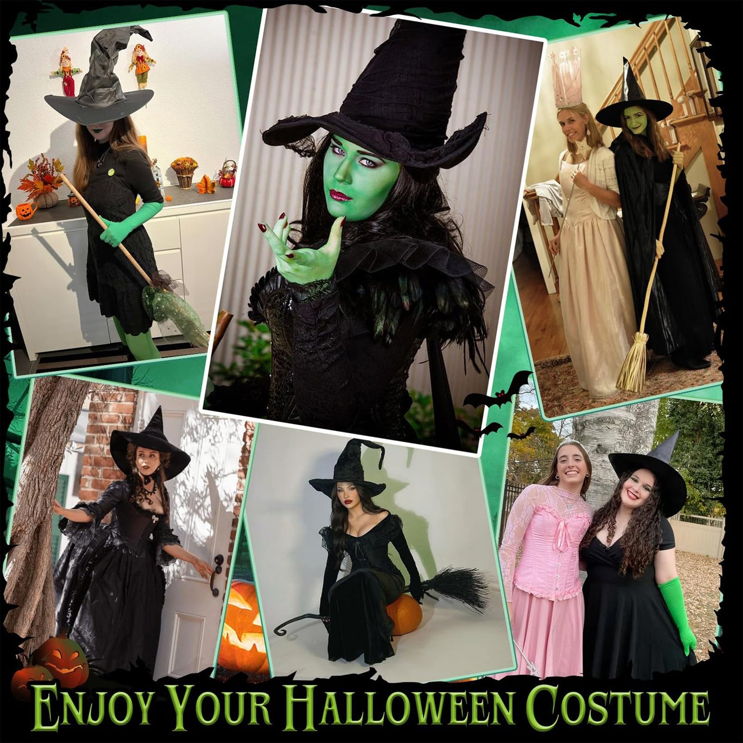 Halloween Costumes Adult Women - Witch Costumes Set Witch Cape