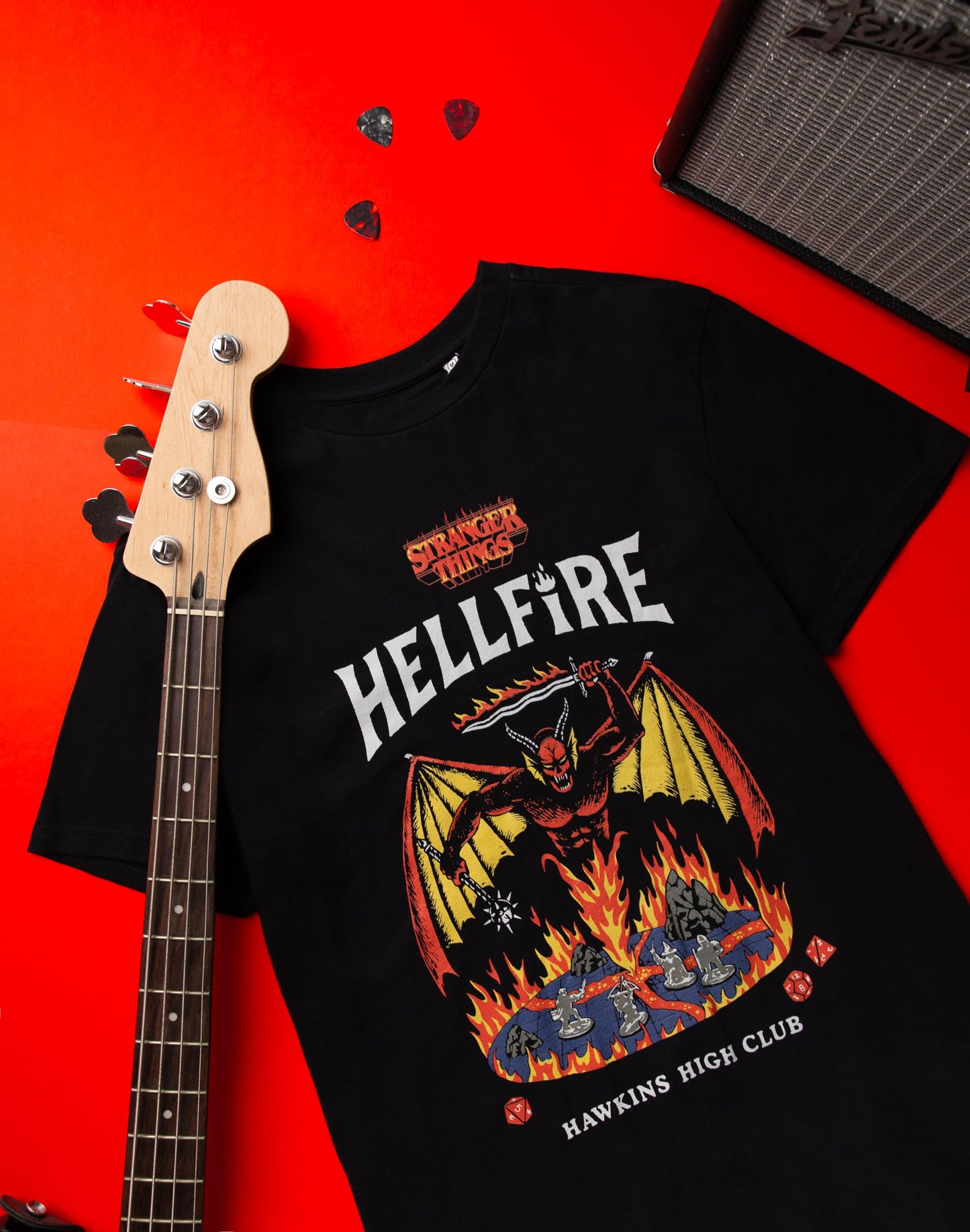Unisex T-Shirt - Adults Hellfire Club Short Sleeve Graphic Tee (image 3)