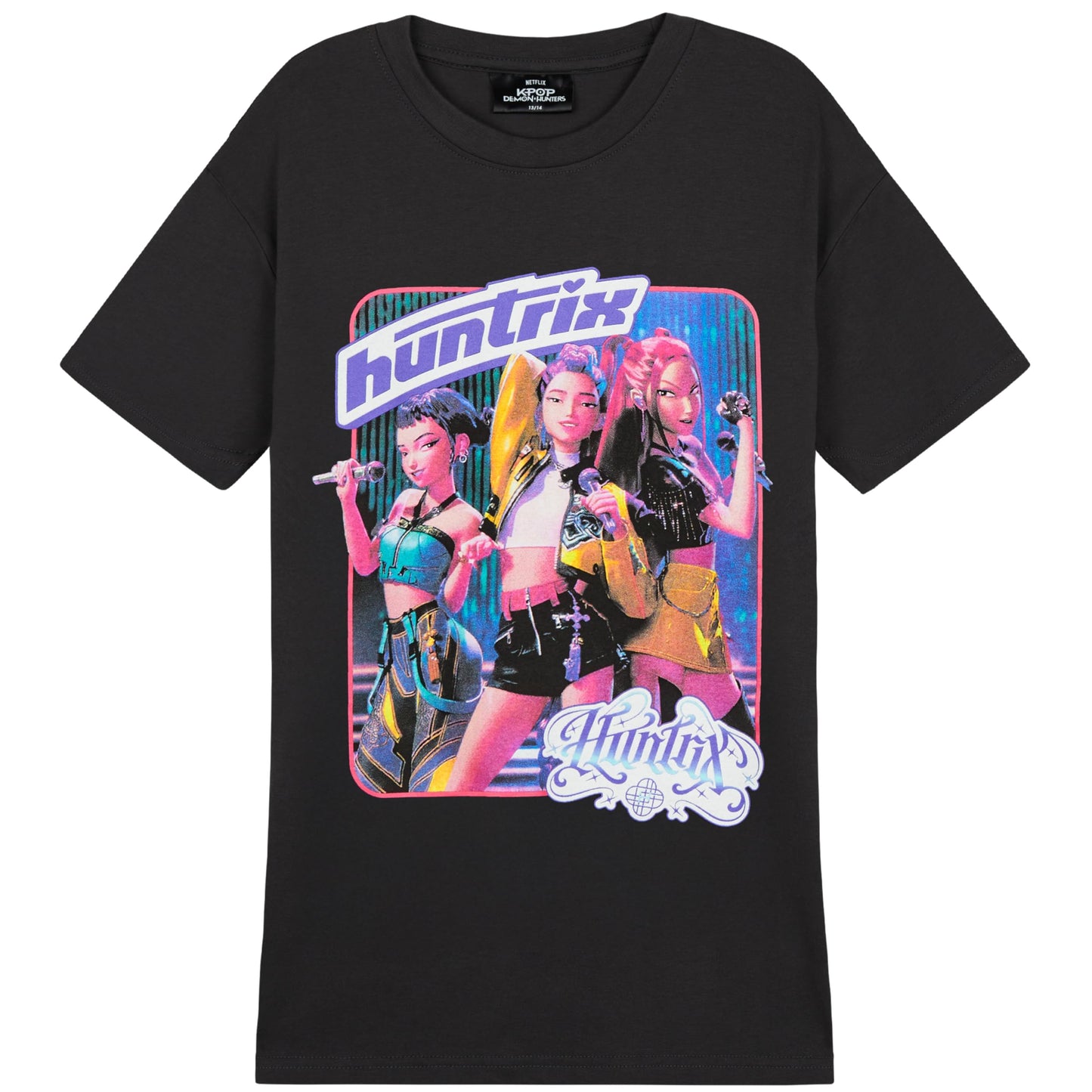 Official Huntrix T-Shirt for Girls Teens - Crew Neck Cotton T-Shirt