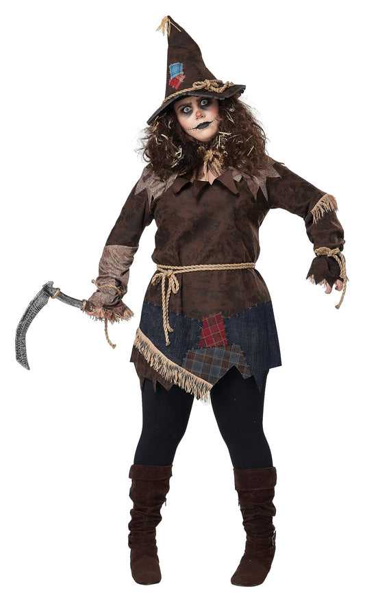 California Costumes Women's Plus Size Creepy Scarecrow Fancy Dress Costume 3X Black