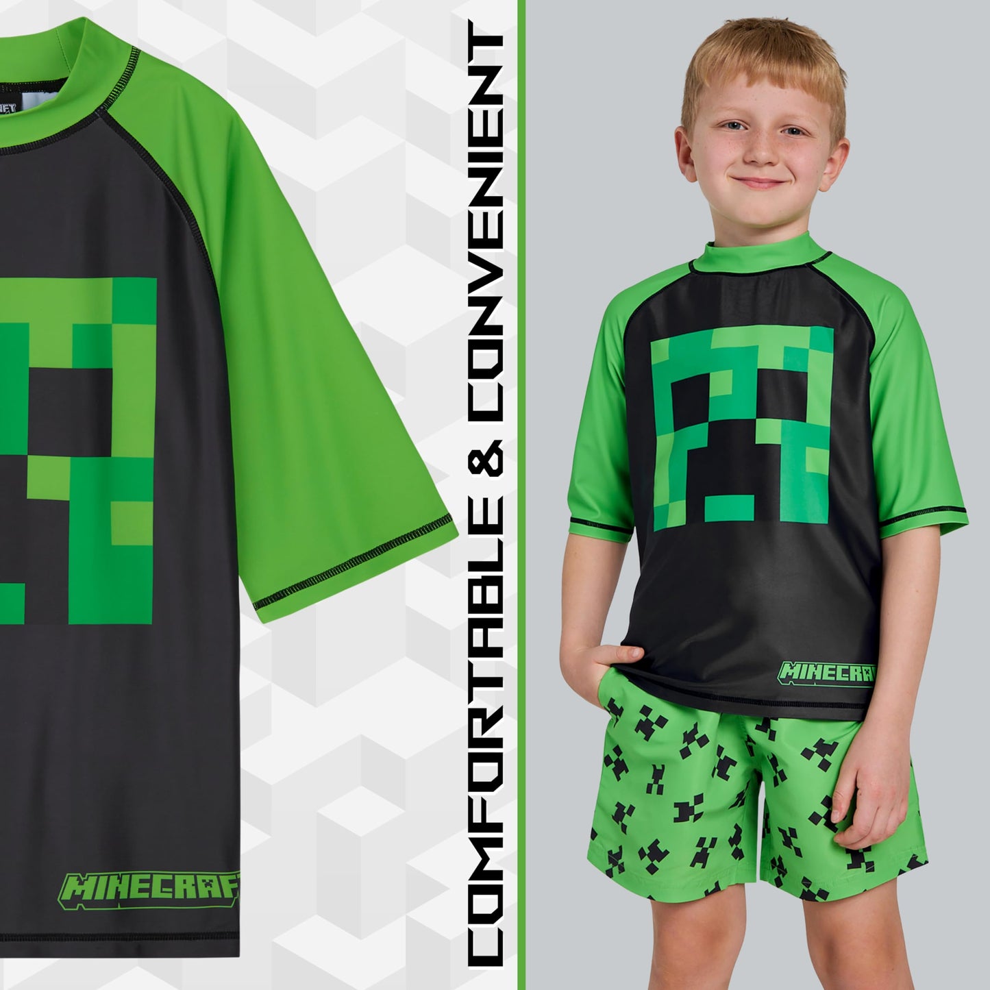 Swimsuit Set Boys Creeper Swimming Costume Boys Swimming Shorts (image 5)