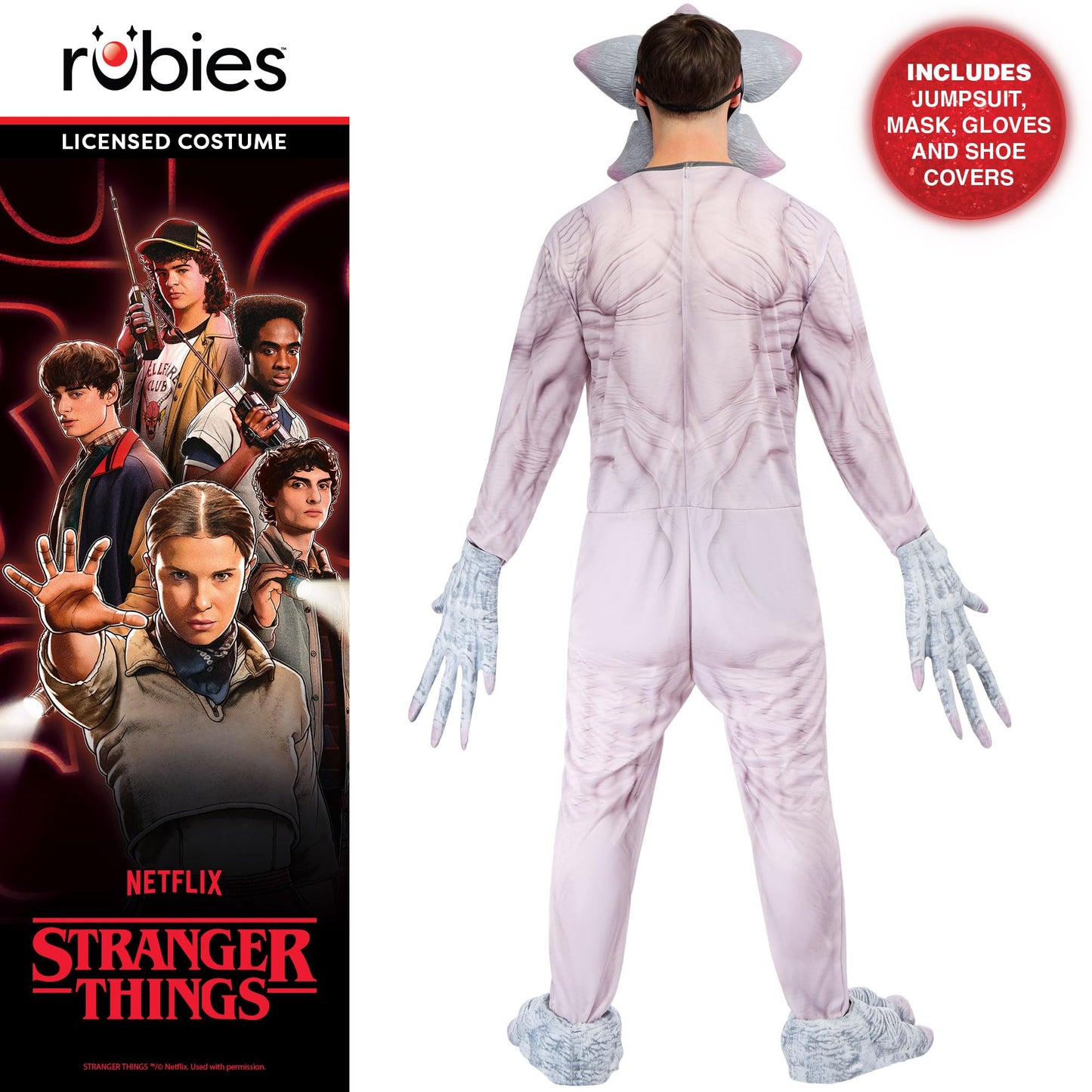 Official Stranger Things Demogorgon Deluxe Costume - Adult Fancy (image 2)