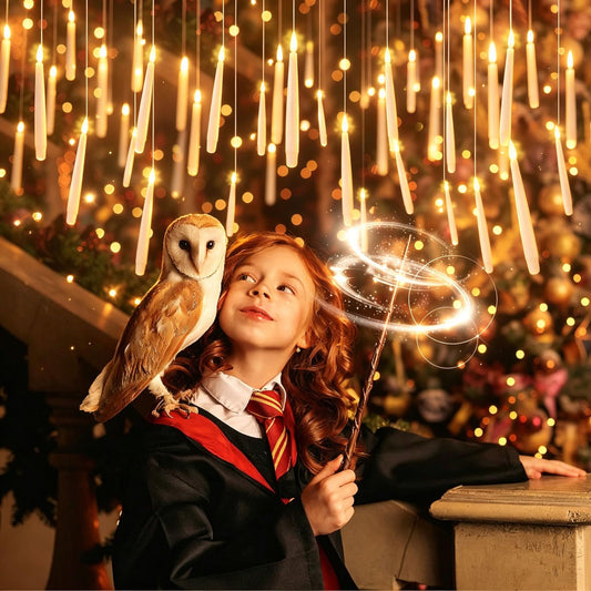 20-pack of floating Harry Potter LED candles with exclusive magic wand remote control