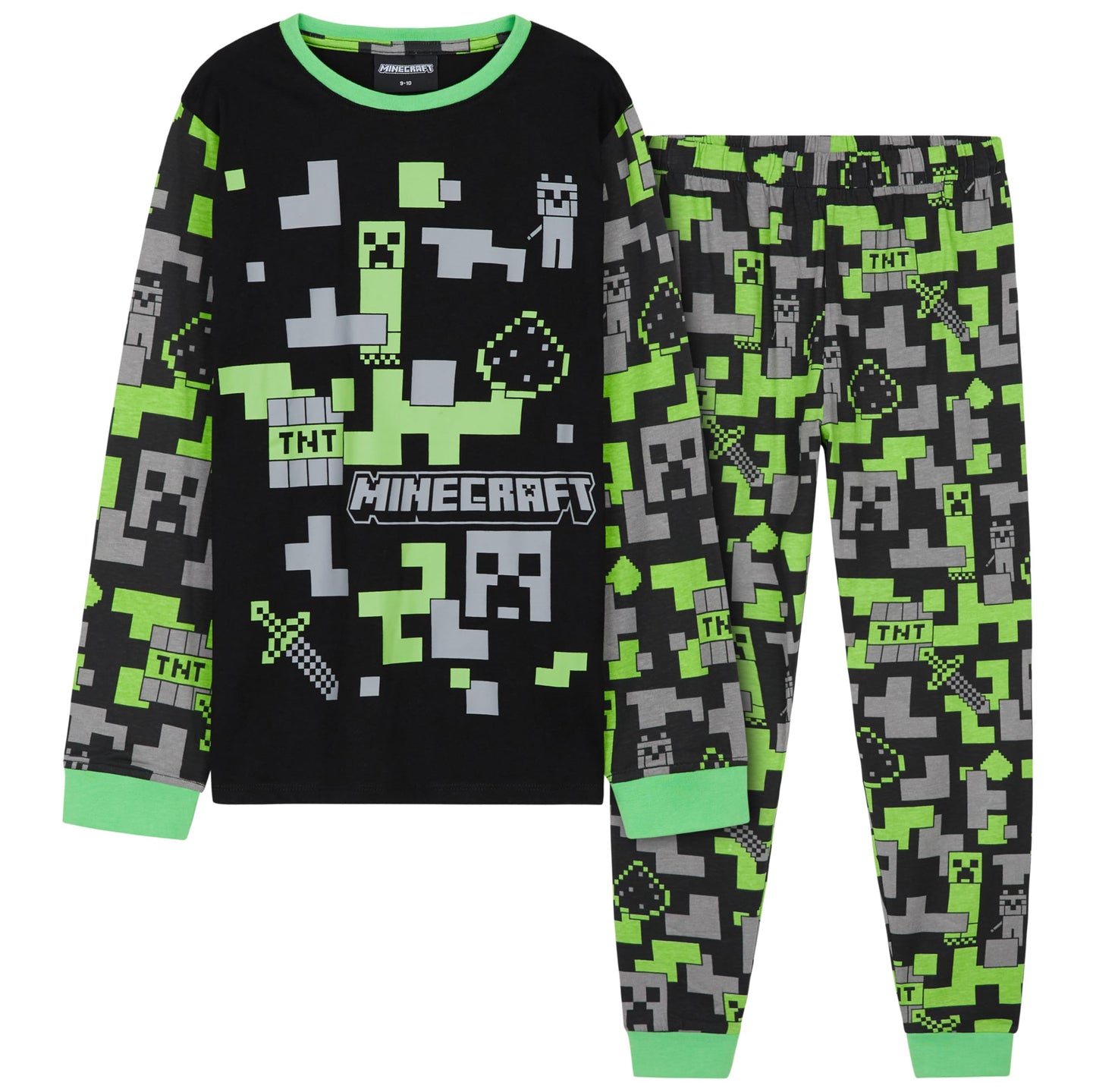 Boys Pyjamas Set - Cotton Lounge Wear Long Top and Bottoms