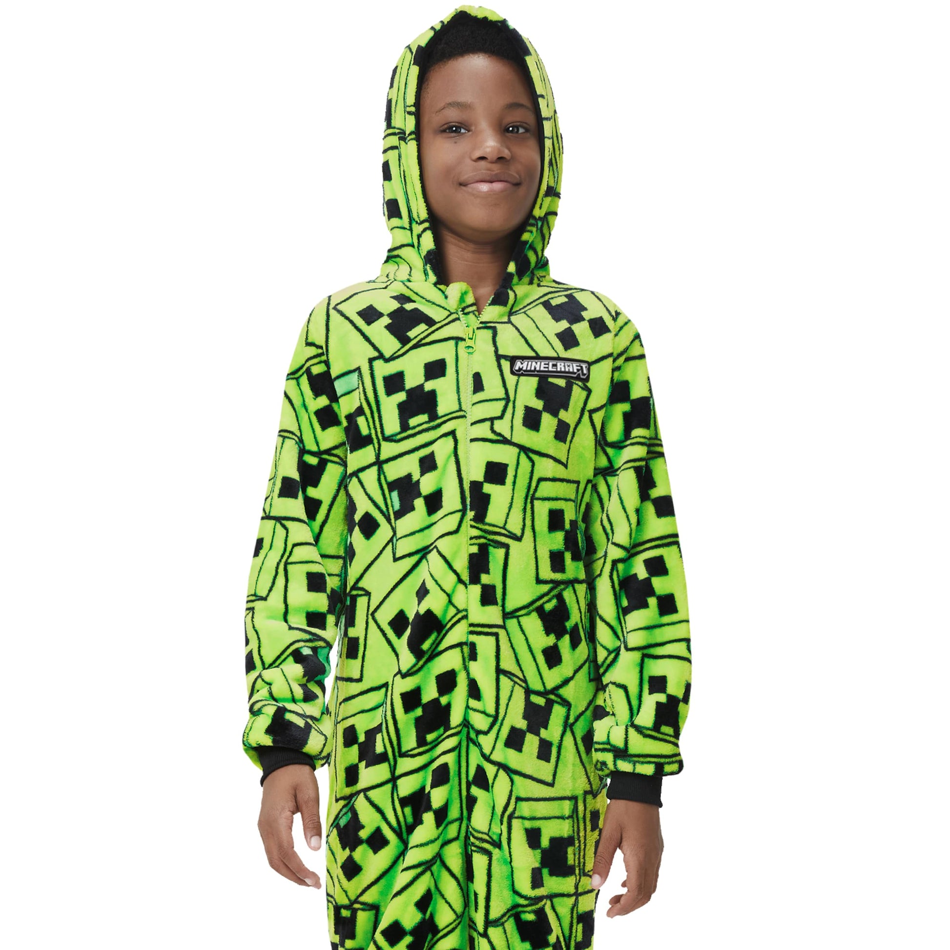 Onesie - Creeper Boys Onesie - Gaming Boys All in One Pyjamas (image 3)