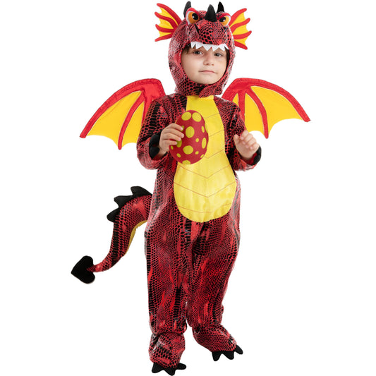 Red dragon costume front view