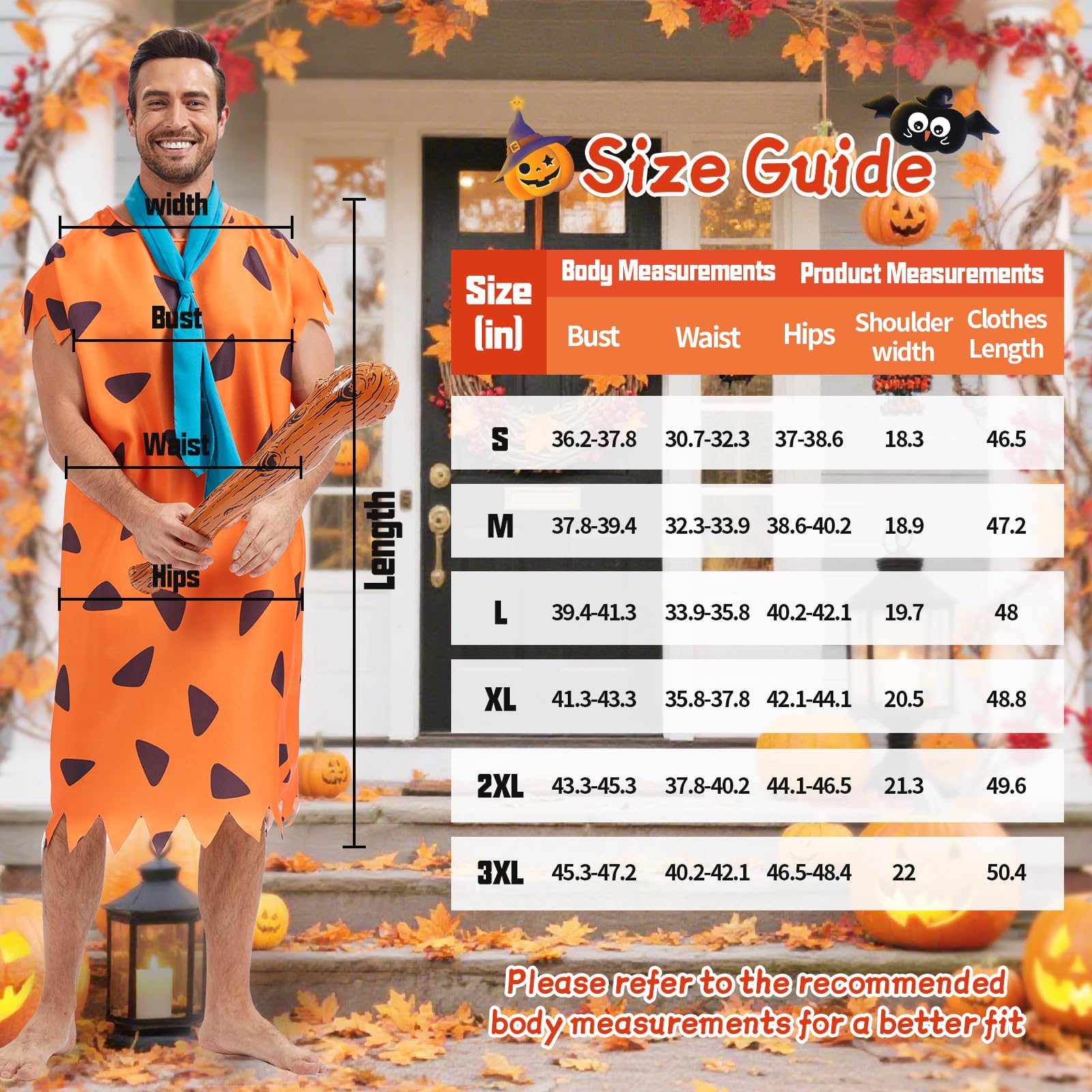 Halloween Adult Caveman Cosplay Costume Prehistoric Stone Age (image 4)