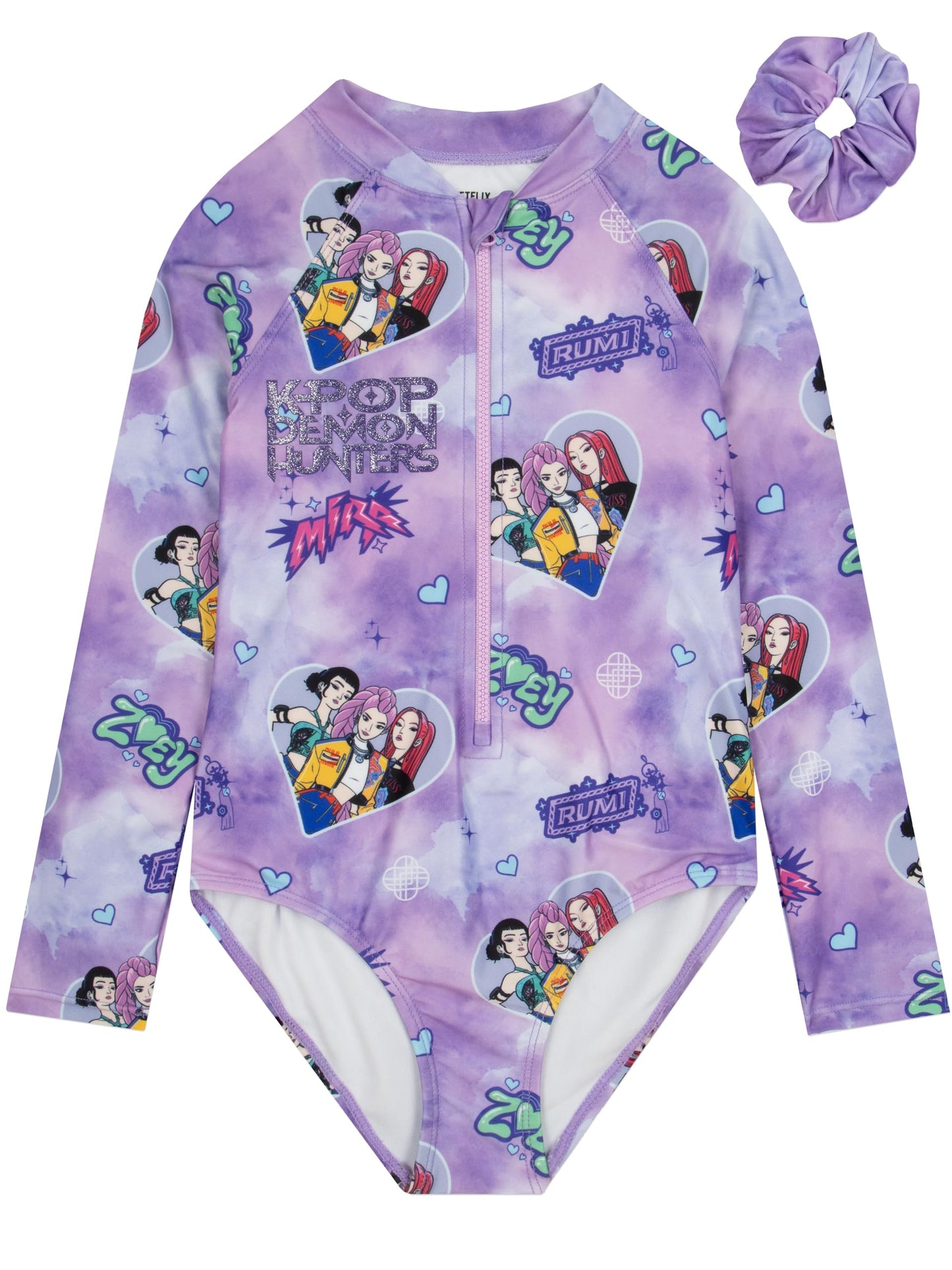 Swimsuit - Girls Swimming Costume - Huntrix Girls Swimming Costumes
