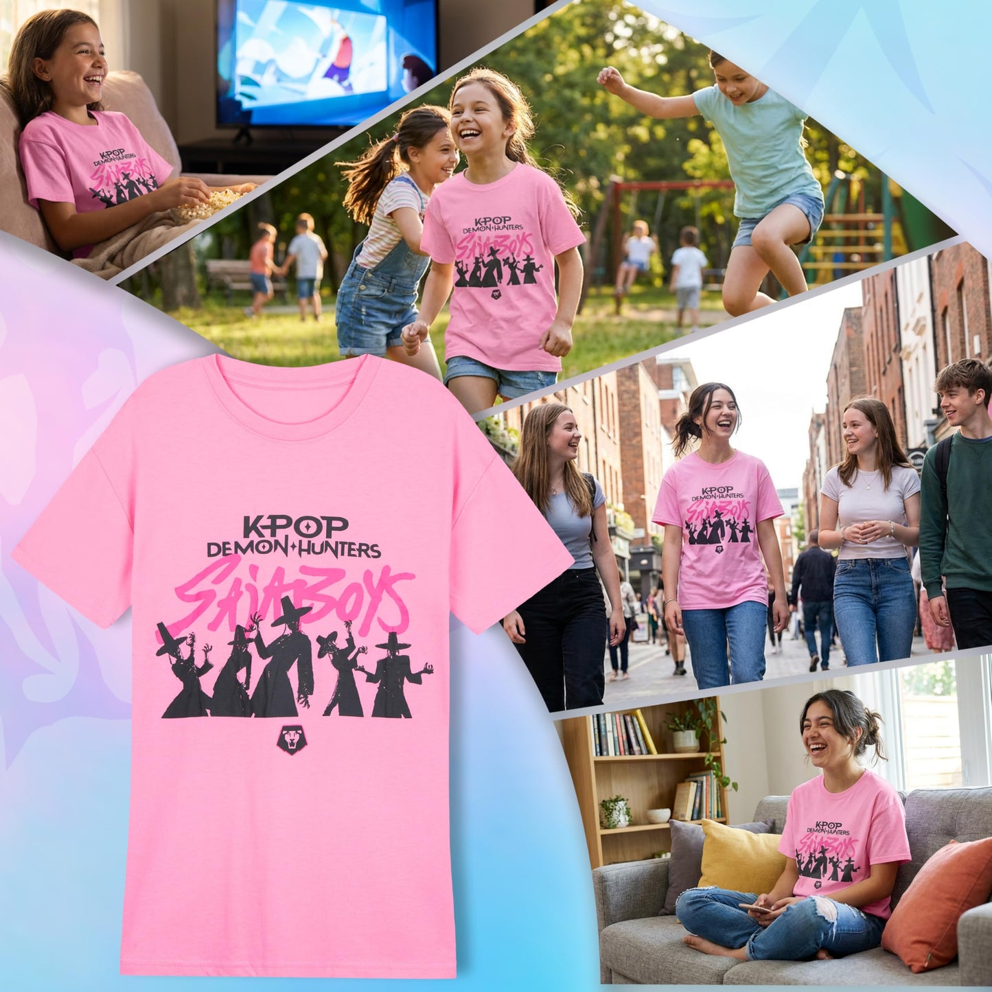 Official Saja Boys T-Shirt for Girls & Teens - Crew Neck T-Shirt