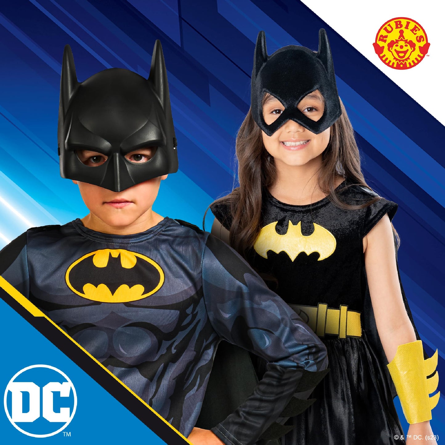 Rubies 3014993-4000 Batman Childs Costume-Age 3-4 Years, Boys, Multicolour Halloween