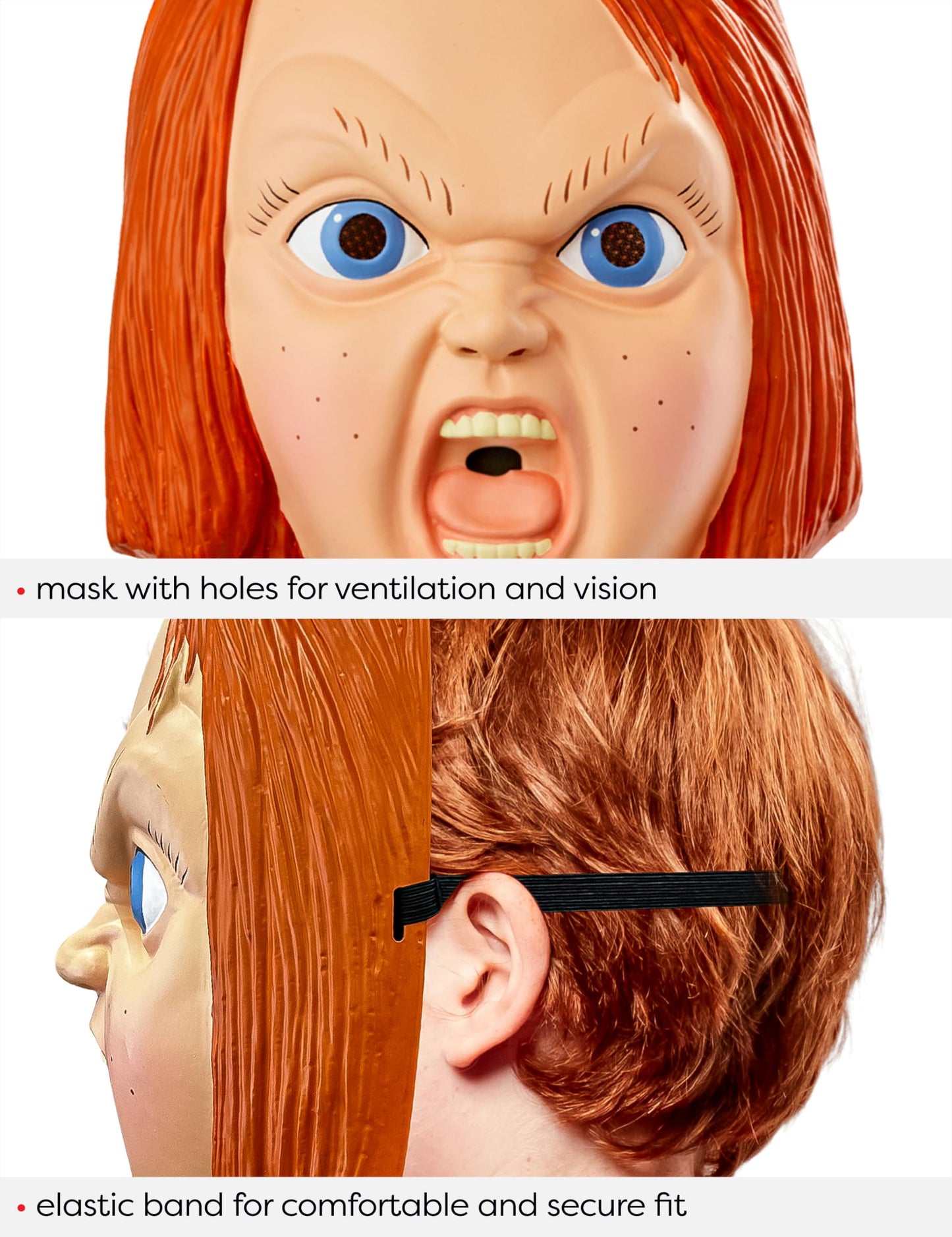Rubies Official Chucky Child Costume, Kids Fancy Dress, Size Age 11-13 Years Halloween