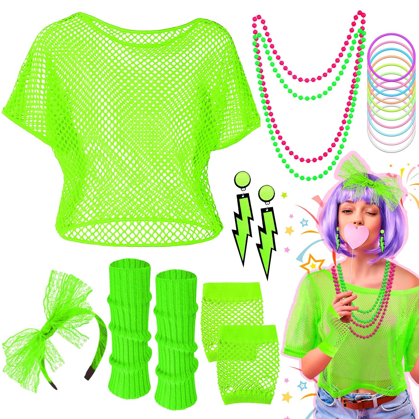 80s Fancy Dress for Women - 1980s Fancy Party Costumes Accessories