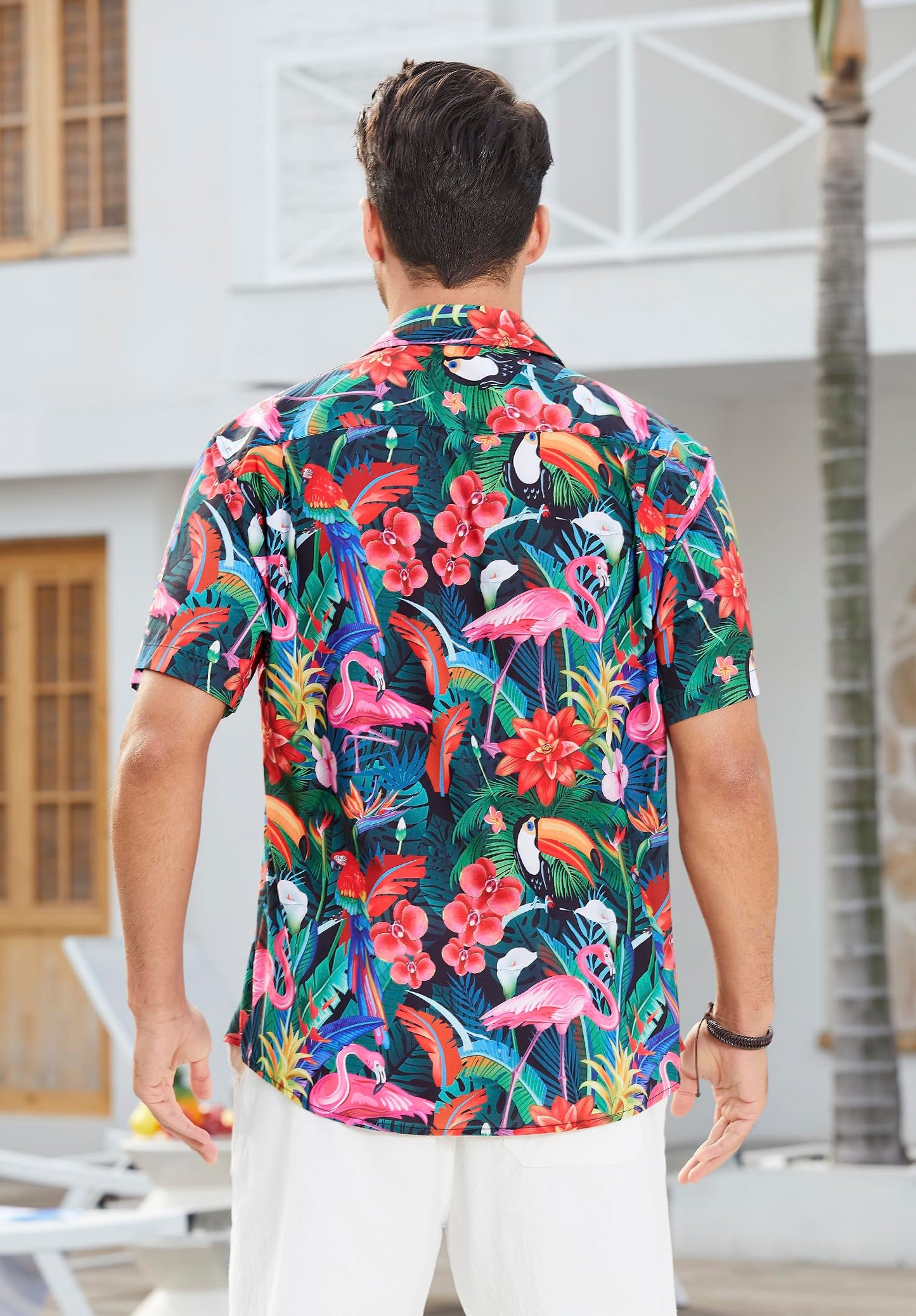 Hawaiian Shirts for Men Summer Short Sleeve Casual Funky Men Hawaii