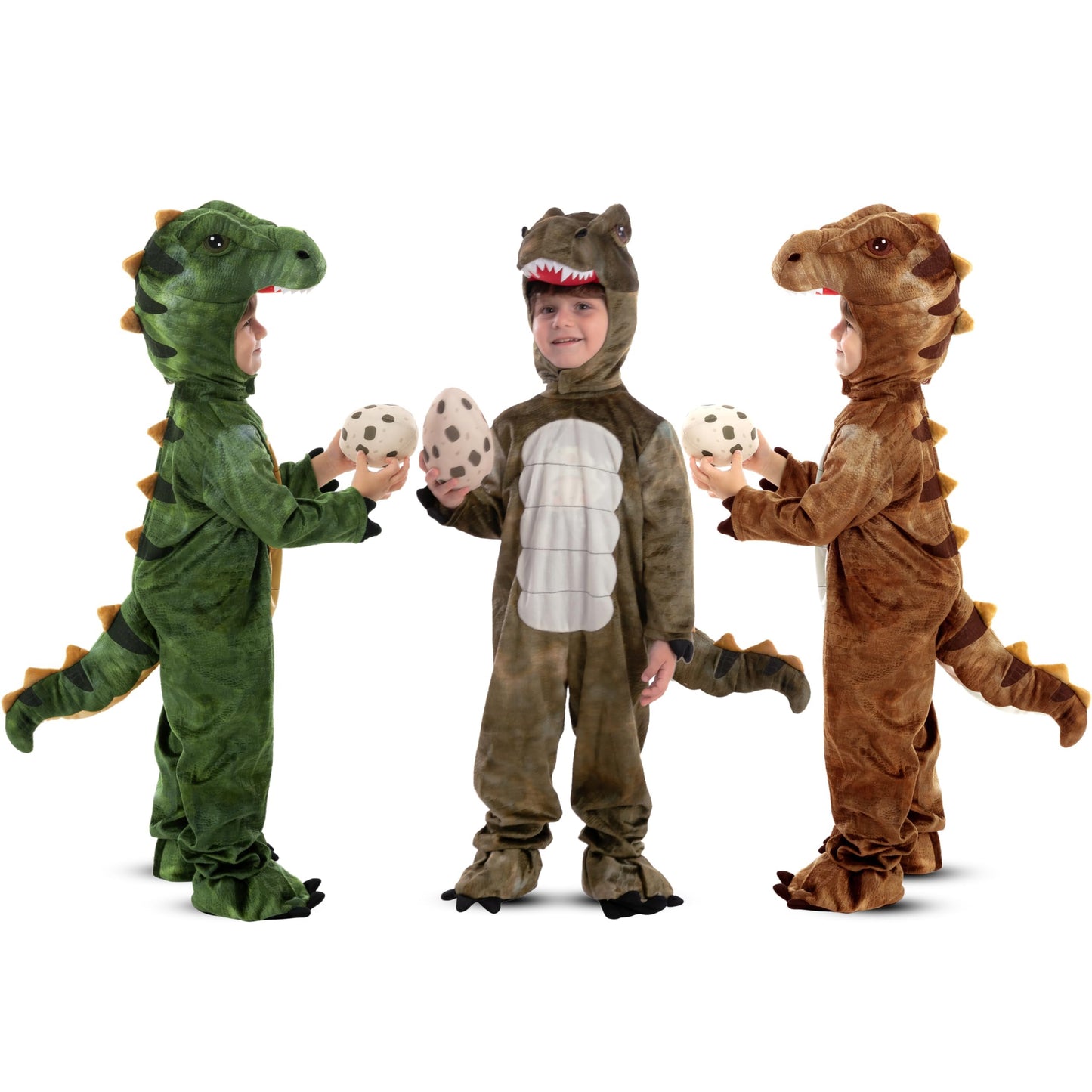 Spooktacular Creations Child Unisex Realistic Dinosaur Costume for Halloween Child Dinosaur Dress Up Party, Role Play and Cosplay