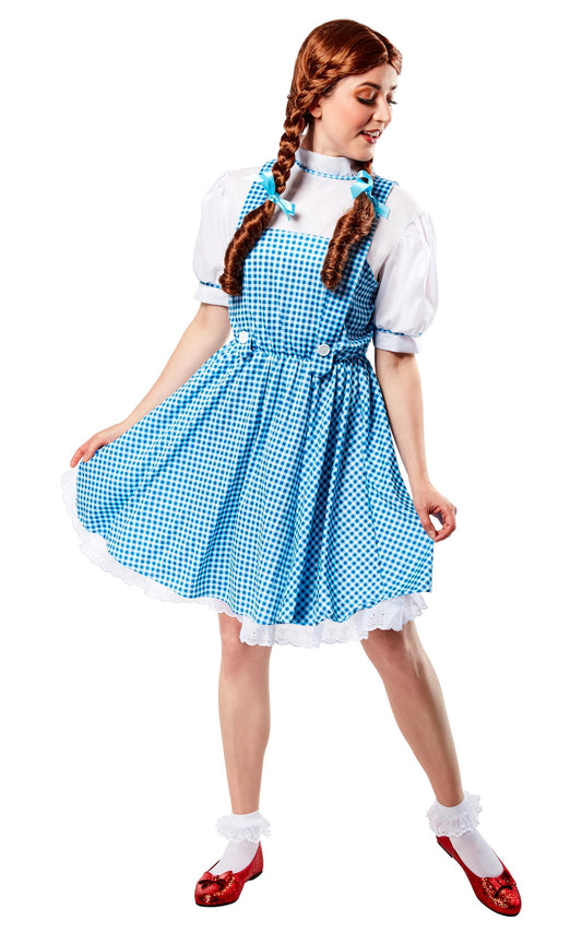 Dorothy Wizard of Oz teen costume, front view