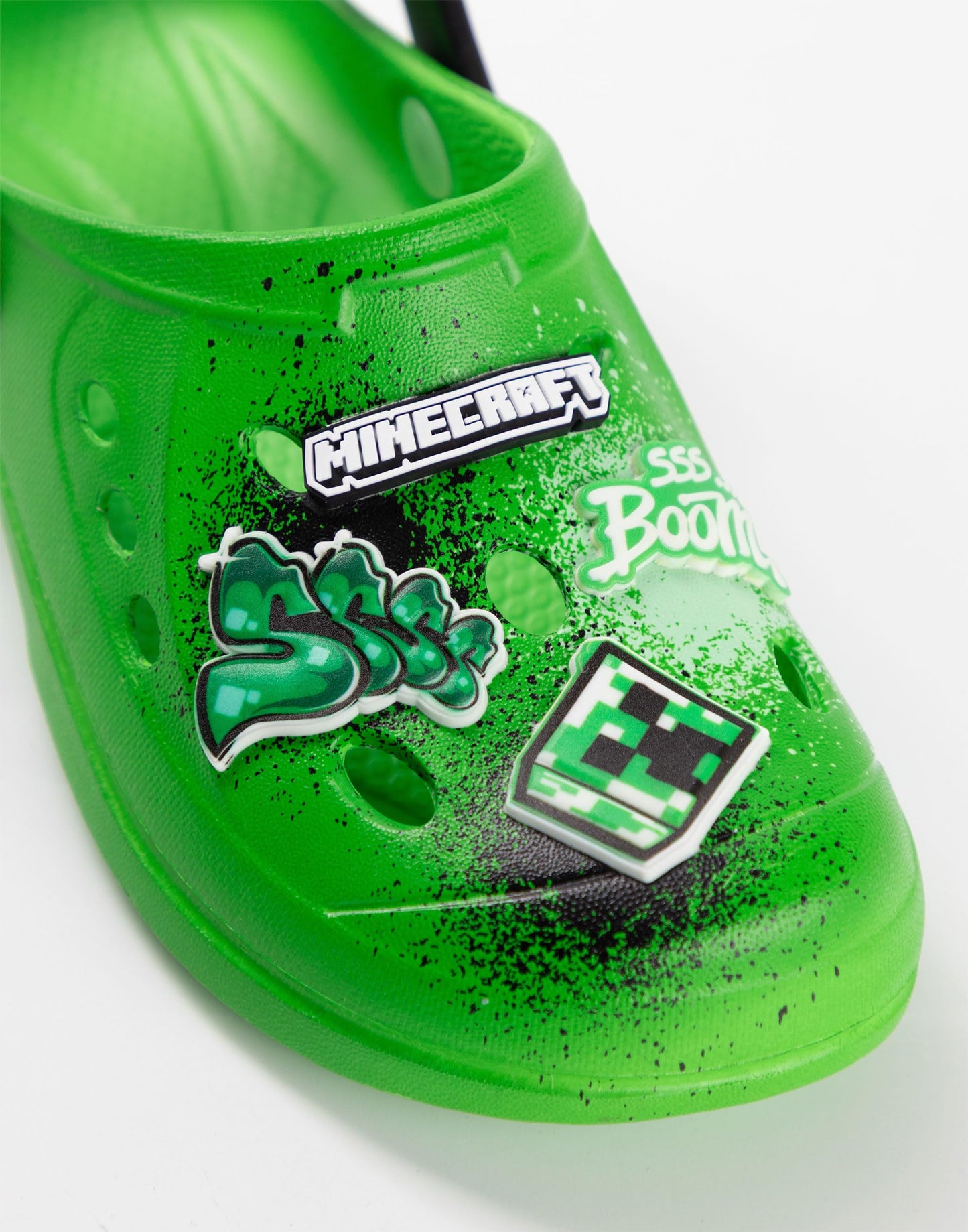 Creeper Green Clogs - Boys Beachwear Footwear - Tnt Boom Cartoon (image 6)