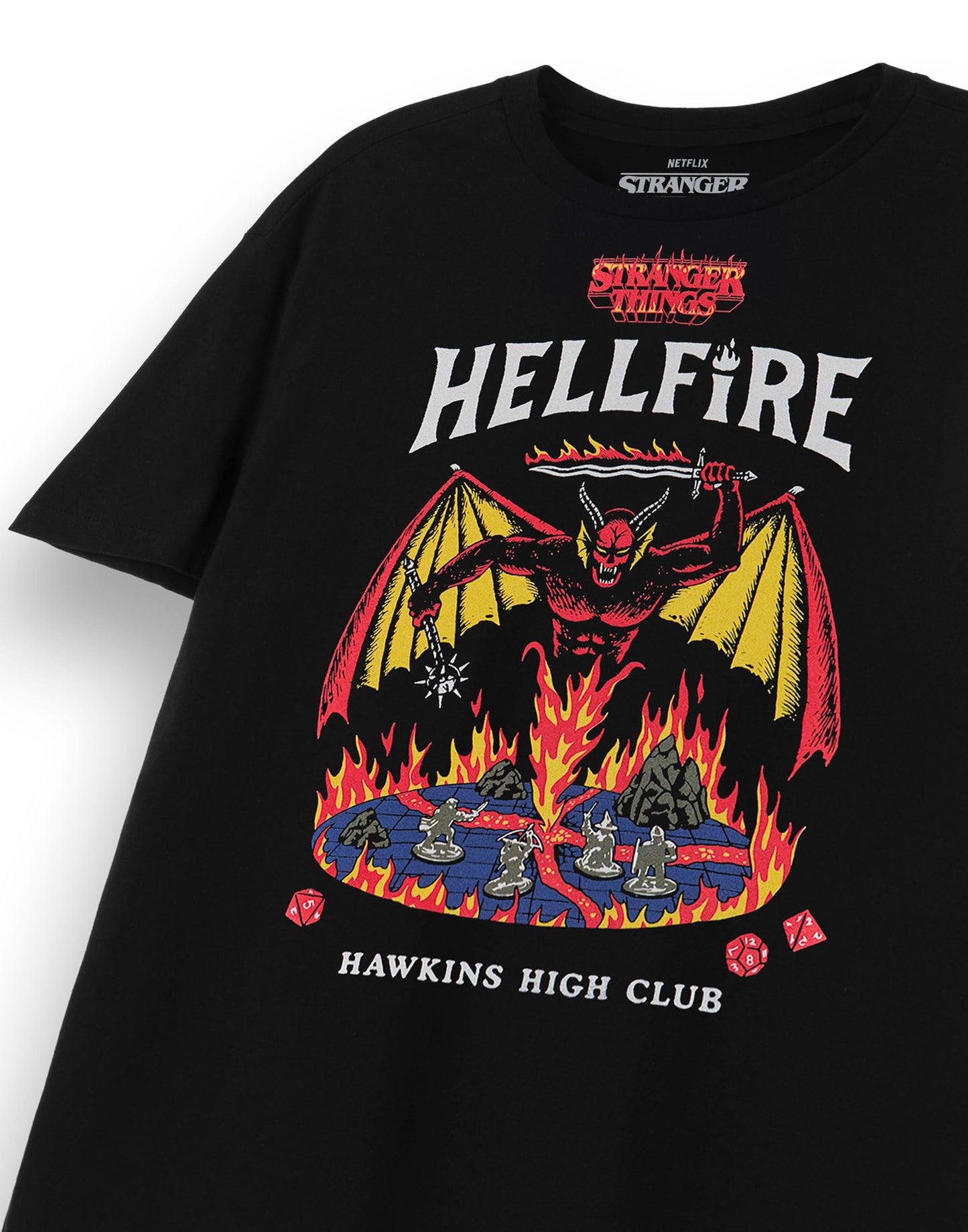 Unisex T-Shirt - Adults Hellfire Club Short Sleeve Graphic Tee (image 7)