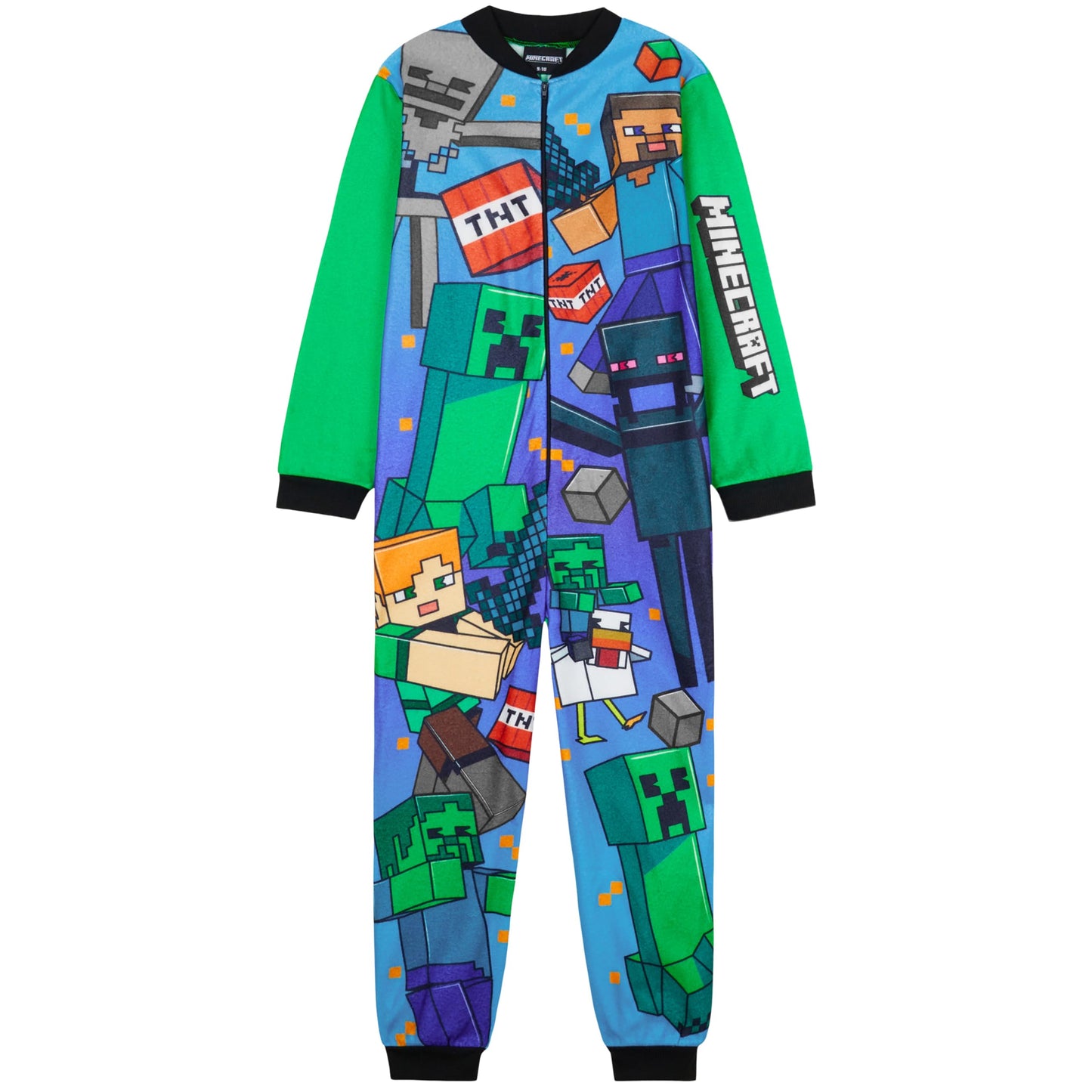 Minecraft Onesies for Boys & Teens Yrs - Long Sleeved Fleece