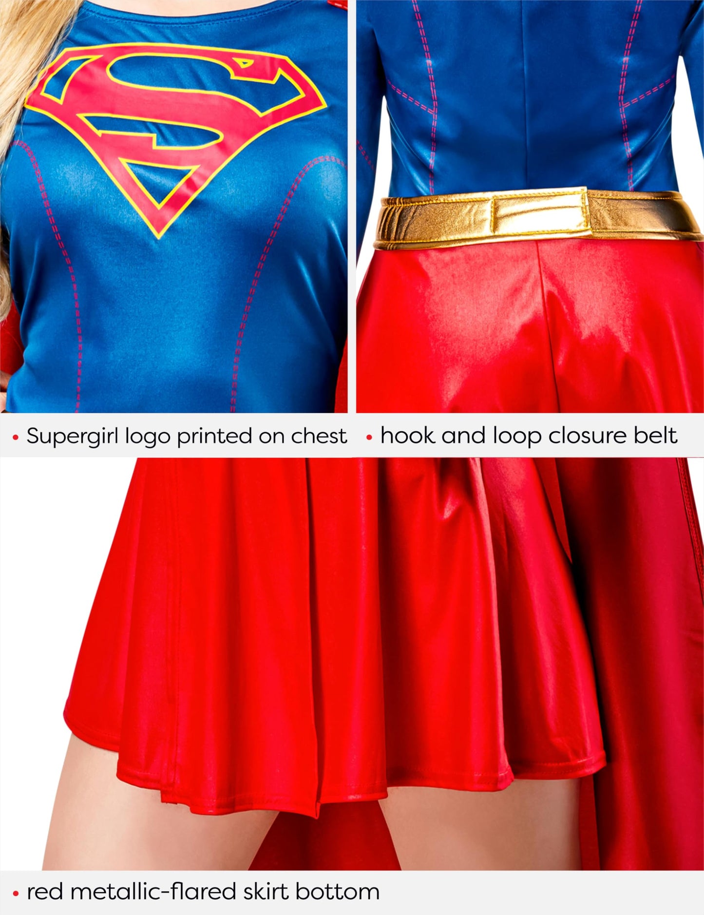 Rubie's Official Supergirl Ladies Fancy Dress - Assorted (image 6)