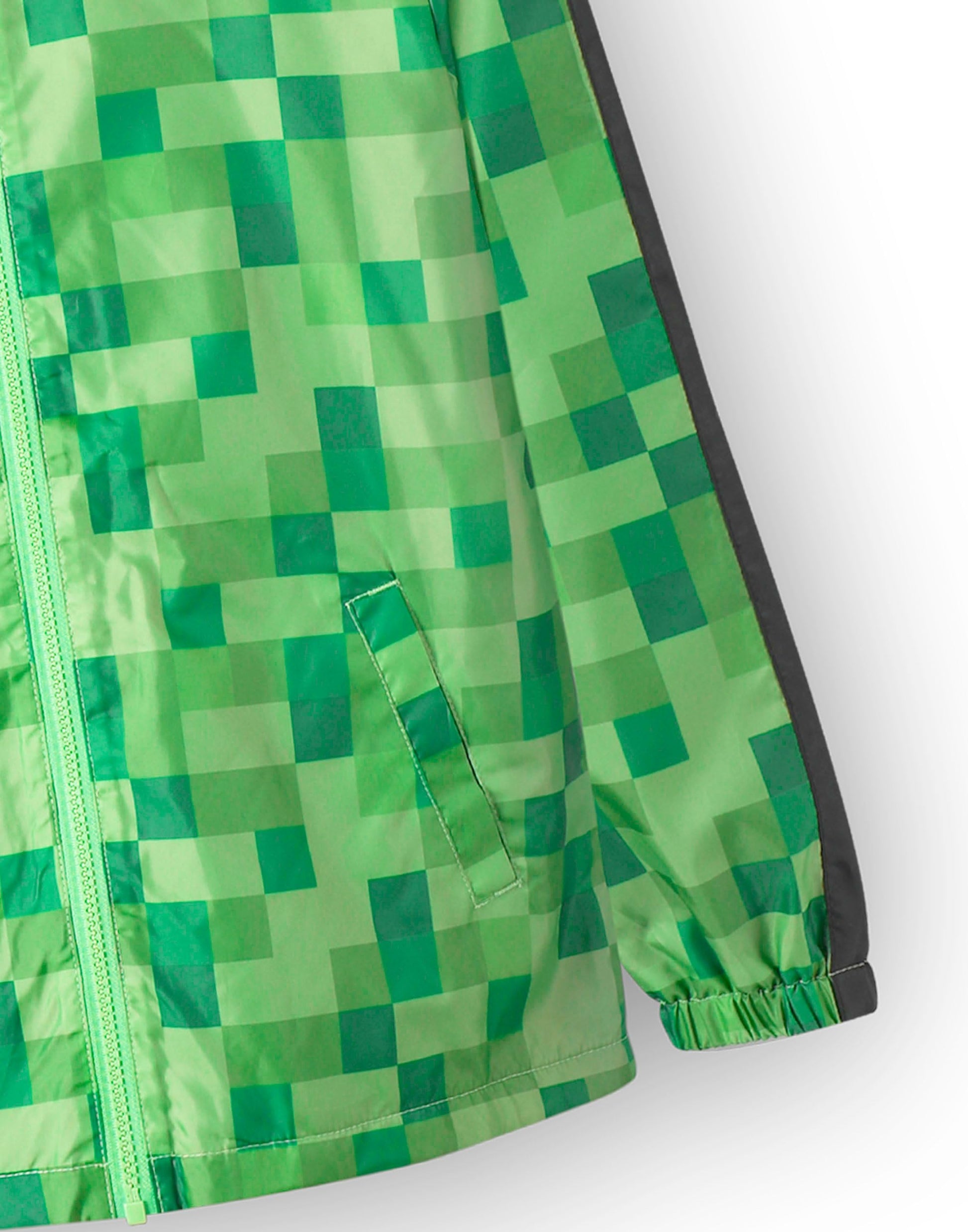 Boys Jacket - Creeper Waterproof Hoodie Fleece Lined Raincoat (image 4)