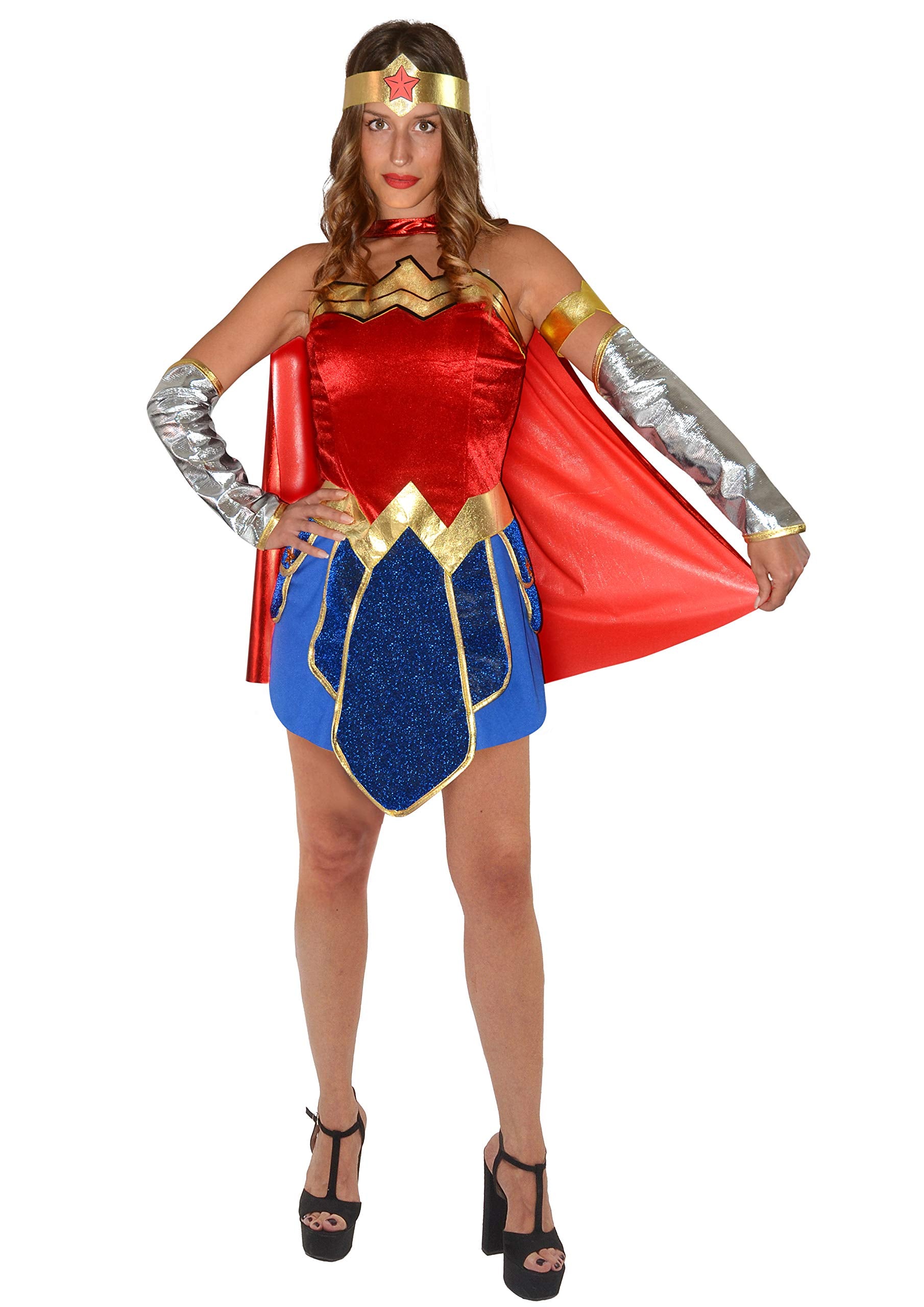 Wonder Woman Adult Costume Disguise Girl Woman Adult Official DC