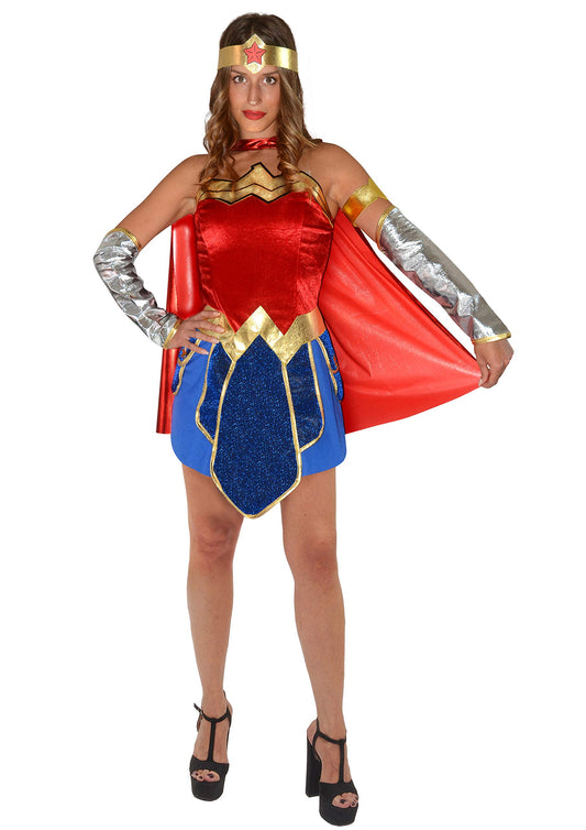 Wonder Woman Adult Costume Disguise Girl Woman Adult Official DC