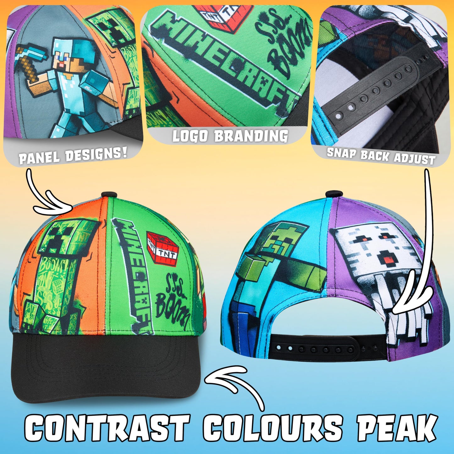 Sunglasses Baseball Cap Set Creeper Adjustable Boys Hat 100% Uv (image 4)