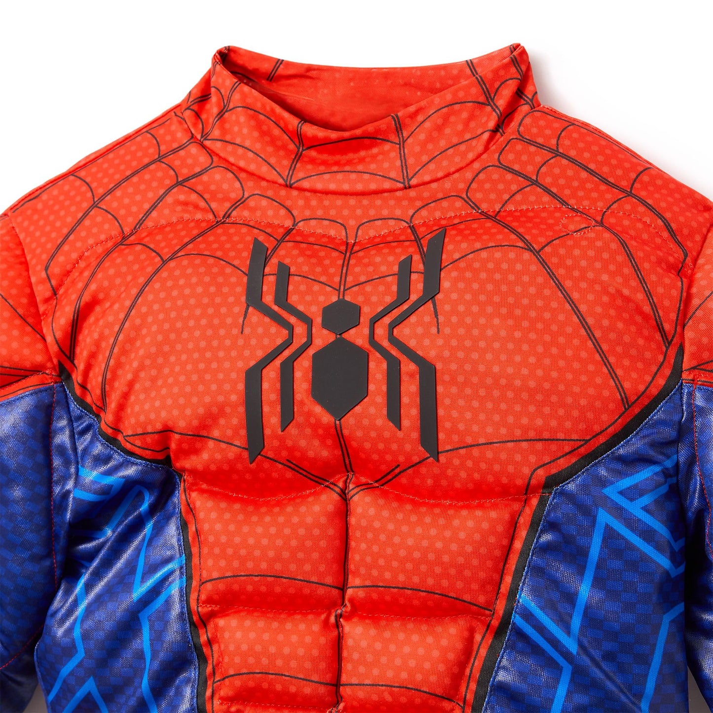 Disney Store Official Spider-Man Costume for Kids – Marvel Superhero Outfit with Muscle Padding, Mask, Gloves, Sound Effects & Light-Up Web Feature