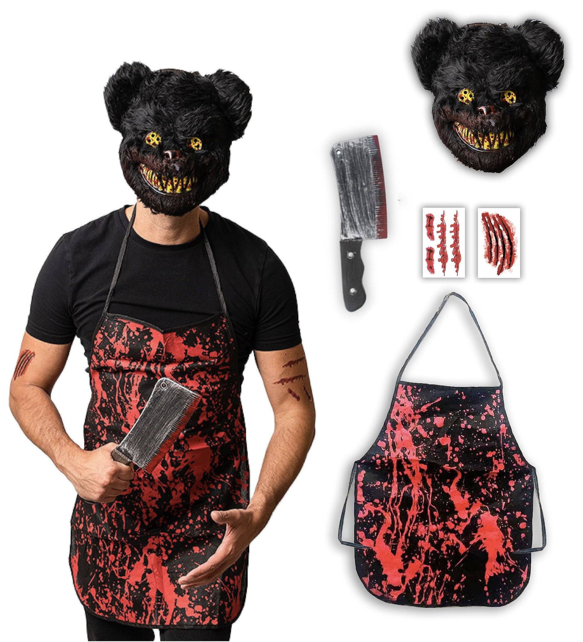 Horror Bear Costume - Halloween Costumes for Men - Adult & Teen One