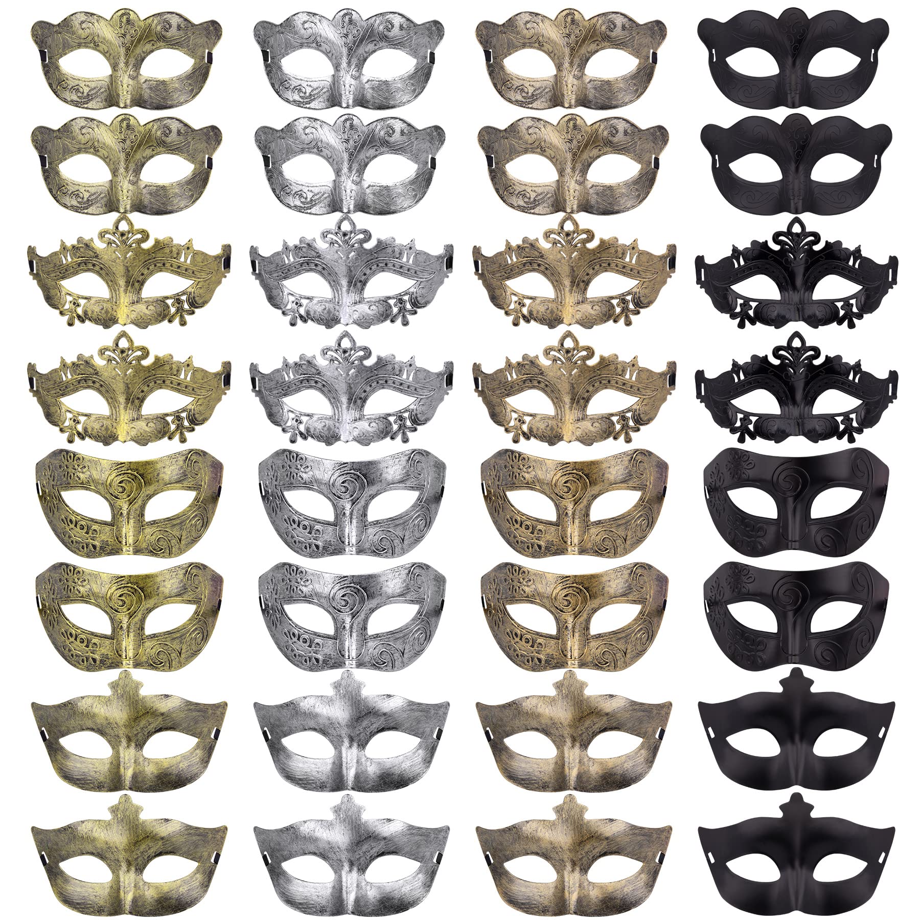Masquerade Masks Vintage Antique Mask Couple Venetian Masks