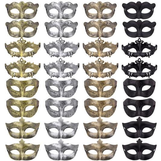 Masquerade Masks Vintage Antique Mask Couple Venetian Masks